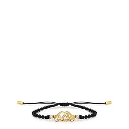 Alexander McQueen Seal-Plaque Braided Bracelet