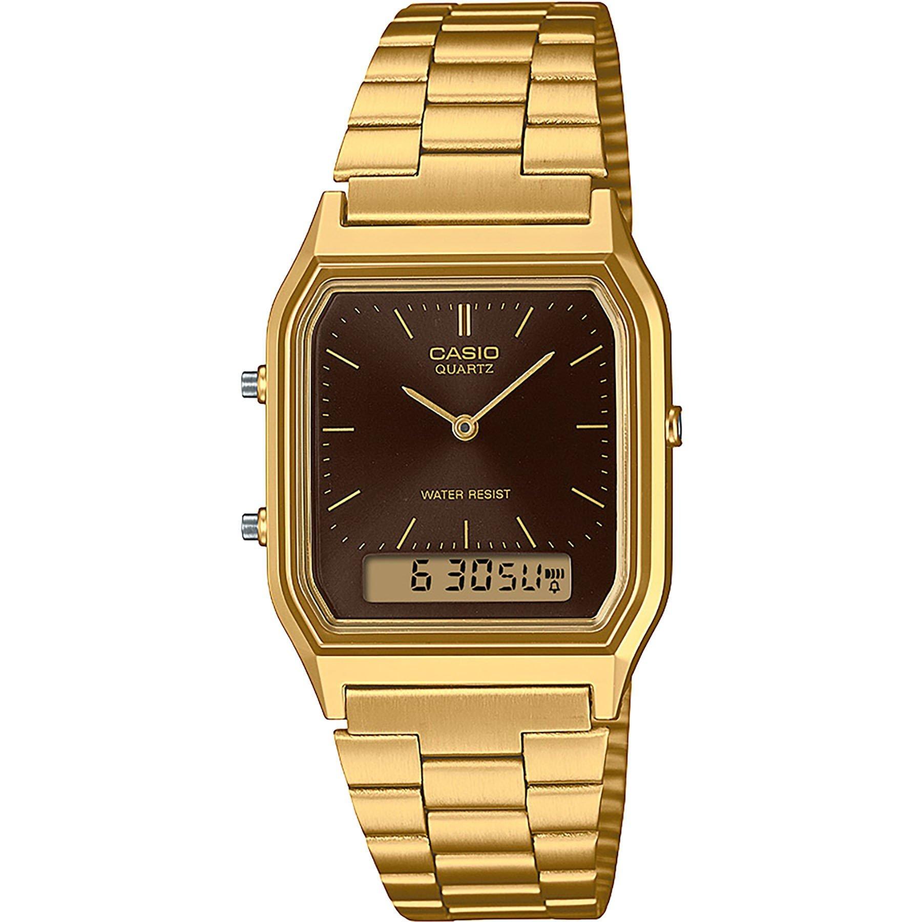 Brown/Gold - Casio - Adults Vintage Digital Watch - 1