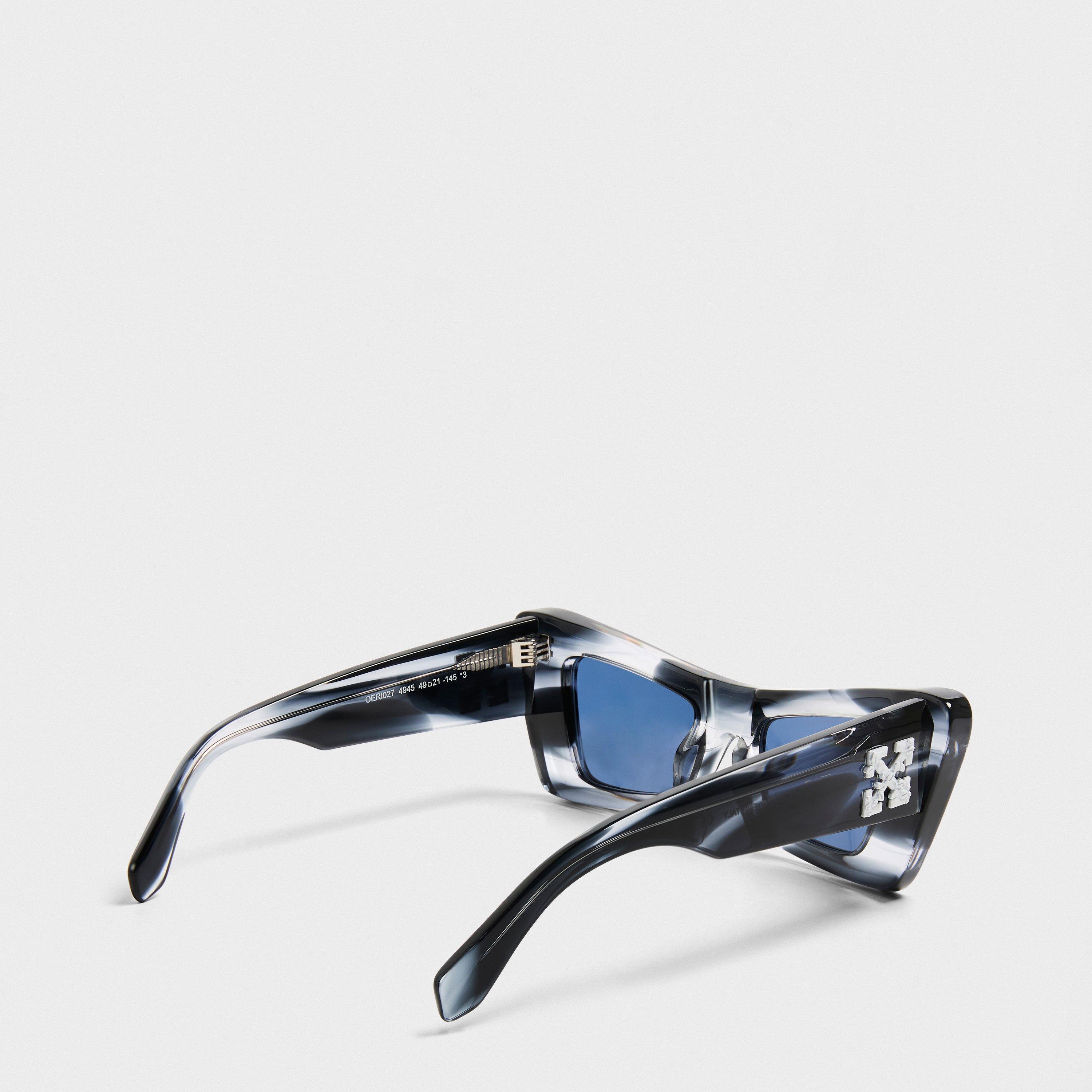 Marbre Marine - Off White - Unisex Square Sunglasses, Square Design - 2