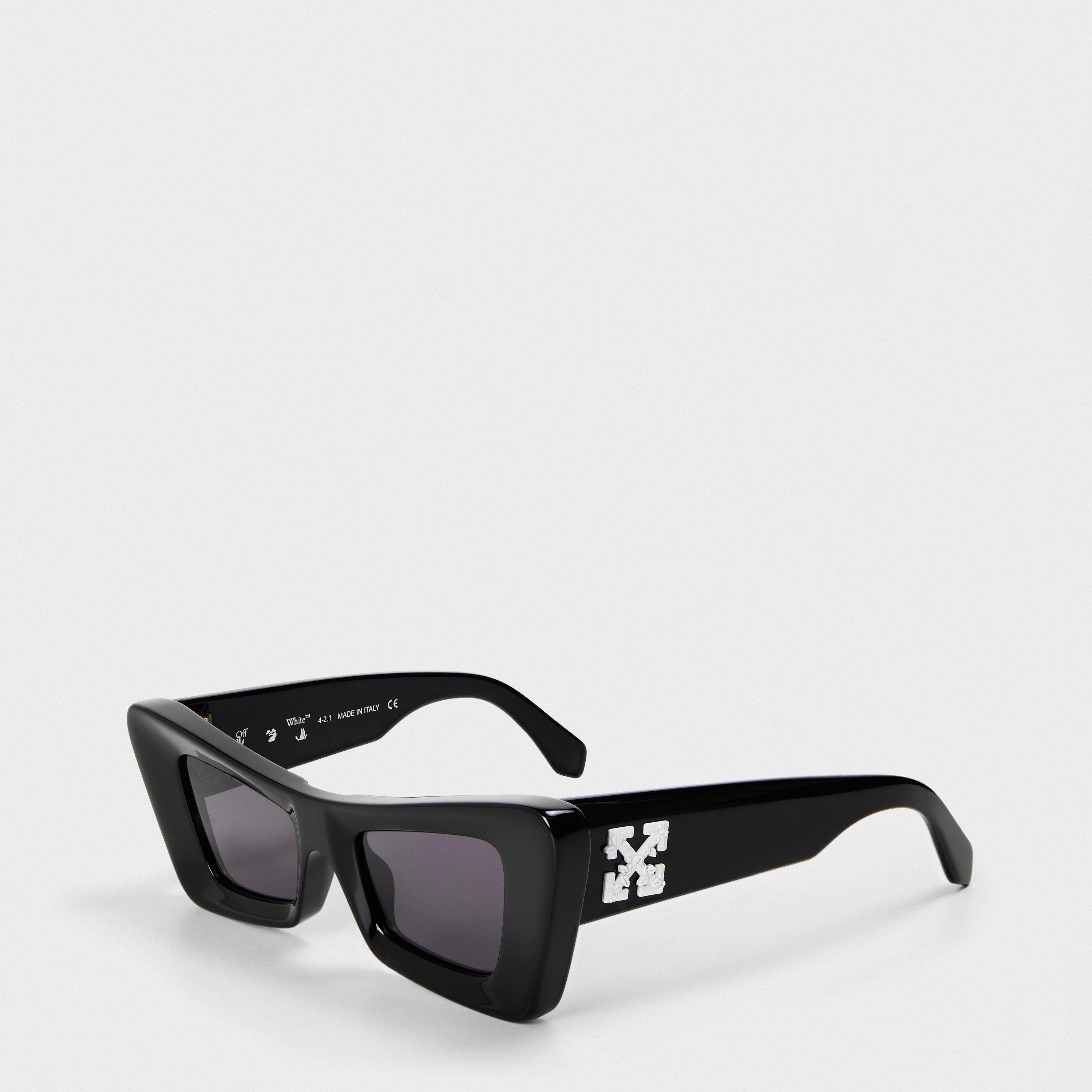 Off White Unisex Square Sunglasses, Square Design