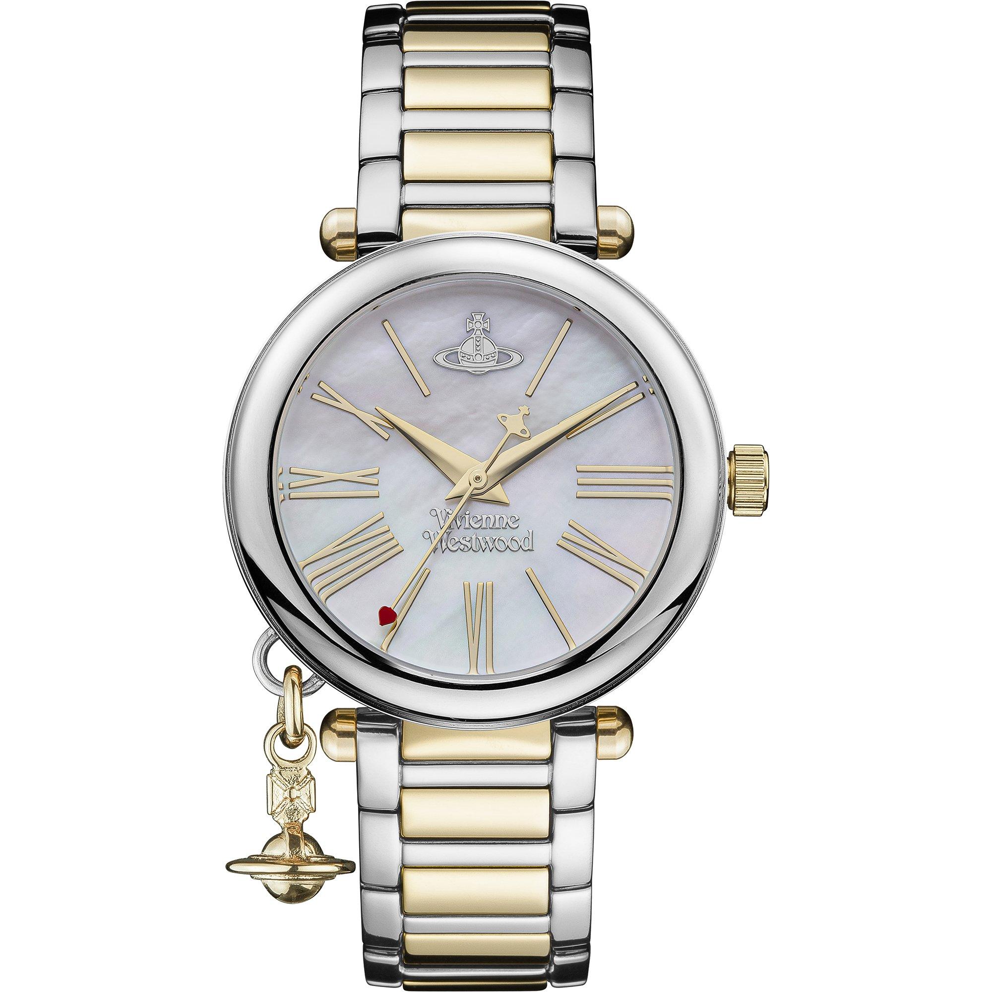 Silver/Gold - Vivienne Westwood - Women's Saturn Orb Quartz Watch - 1