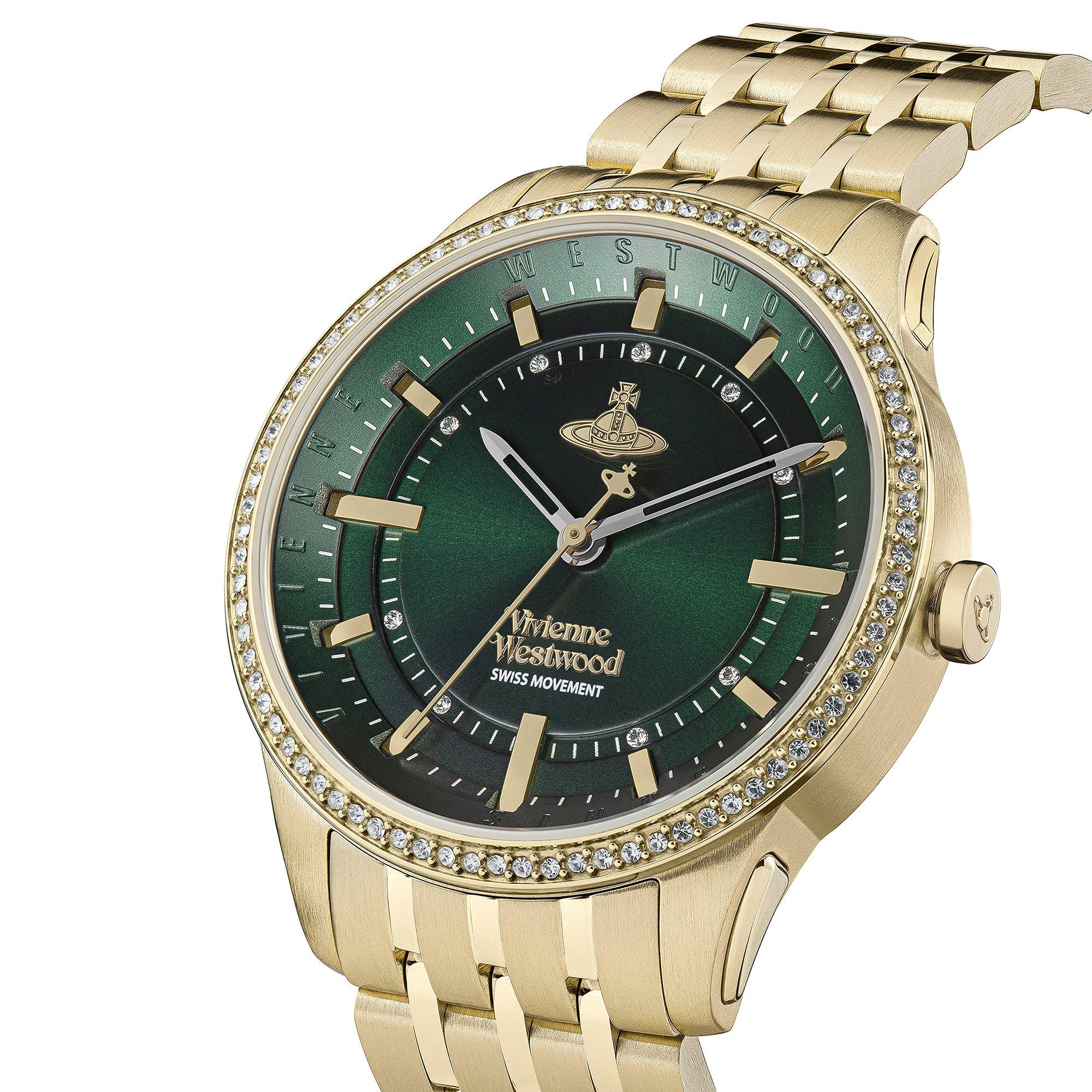 Gold/Green - Vivienne Westwood - Eastend Quartz Watch - 2