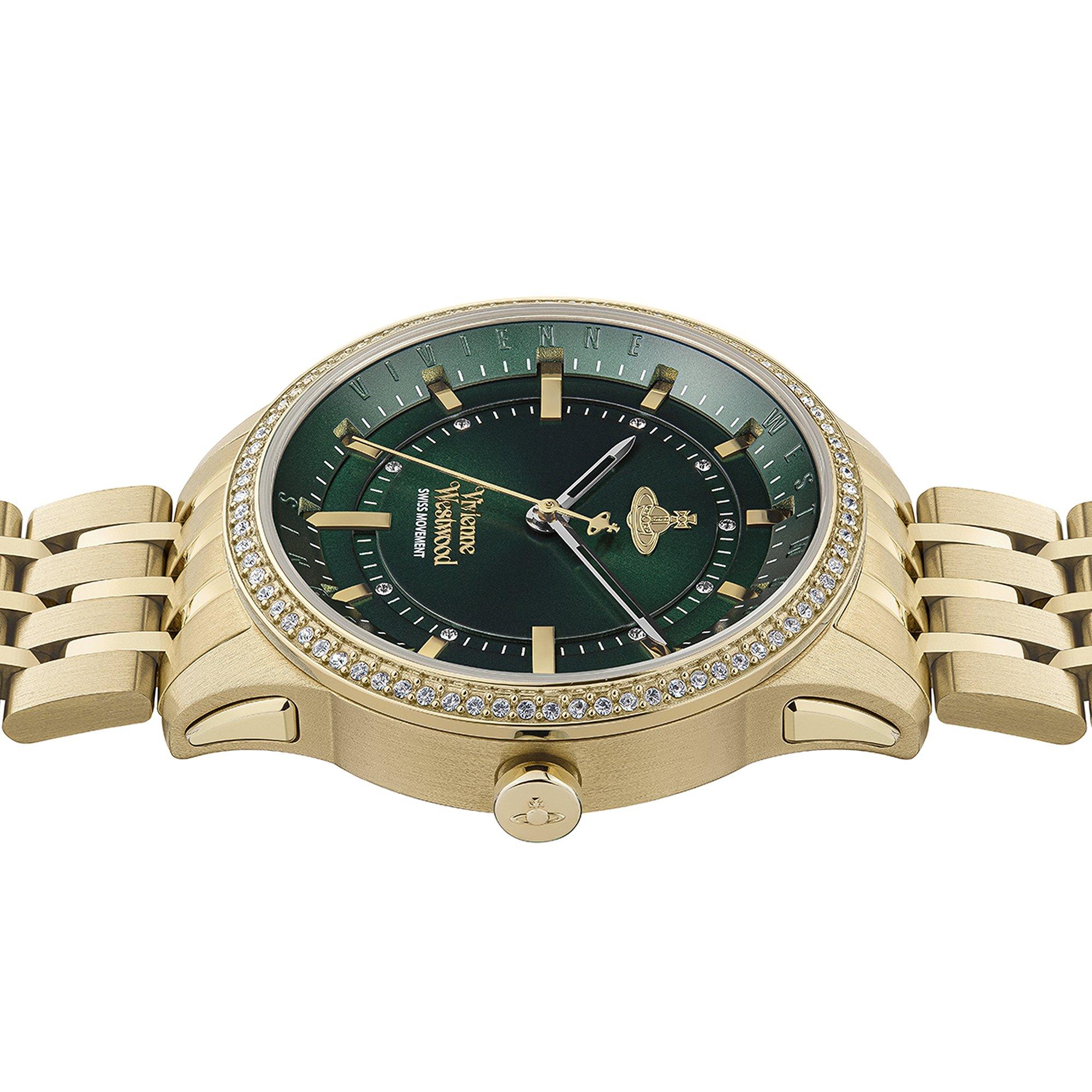 Gold/Green - Vivienne Westwood - Eastend Quartz Watch - 3