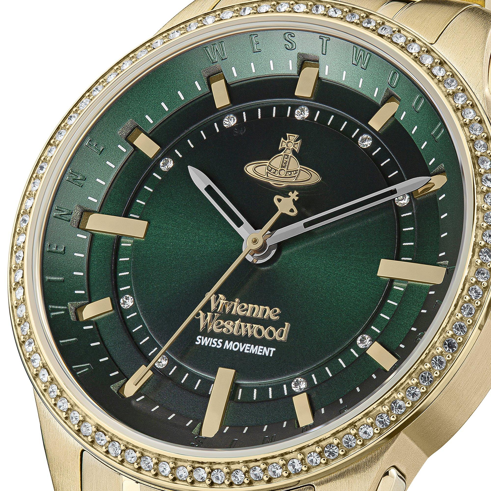 Gold/Green - Vivienne Westwood - Eastend Quartz Watch - 4