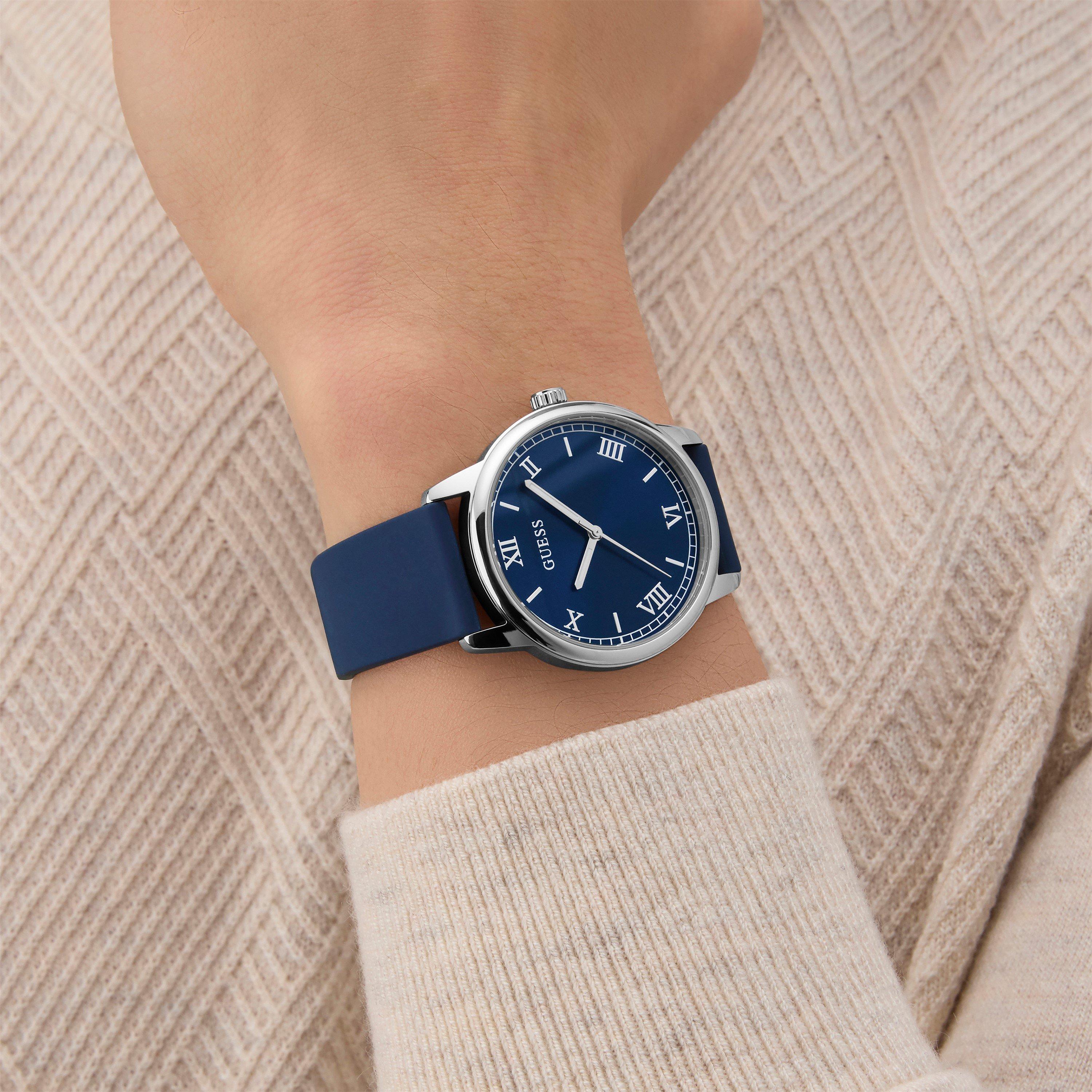 Black/Silver - Guess - Men's Chandler Analogue Quartz Watch - 2