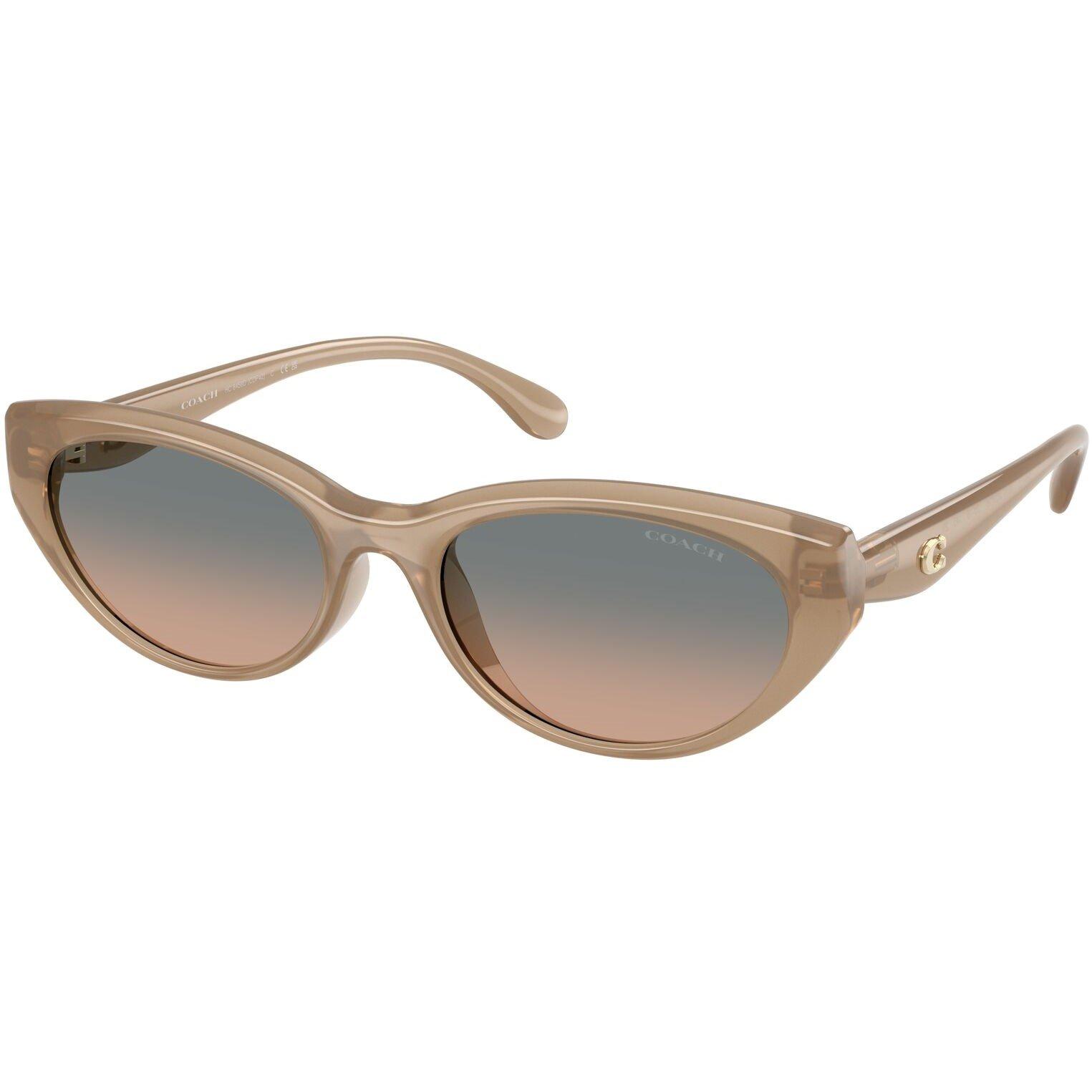 Coach Women's Cat Eye Sunglasses - Sand/Green