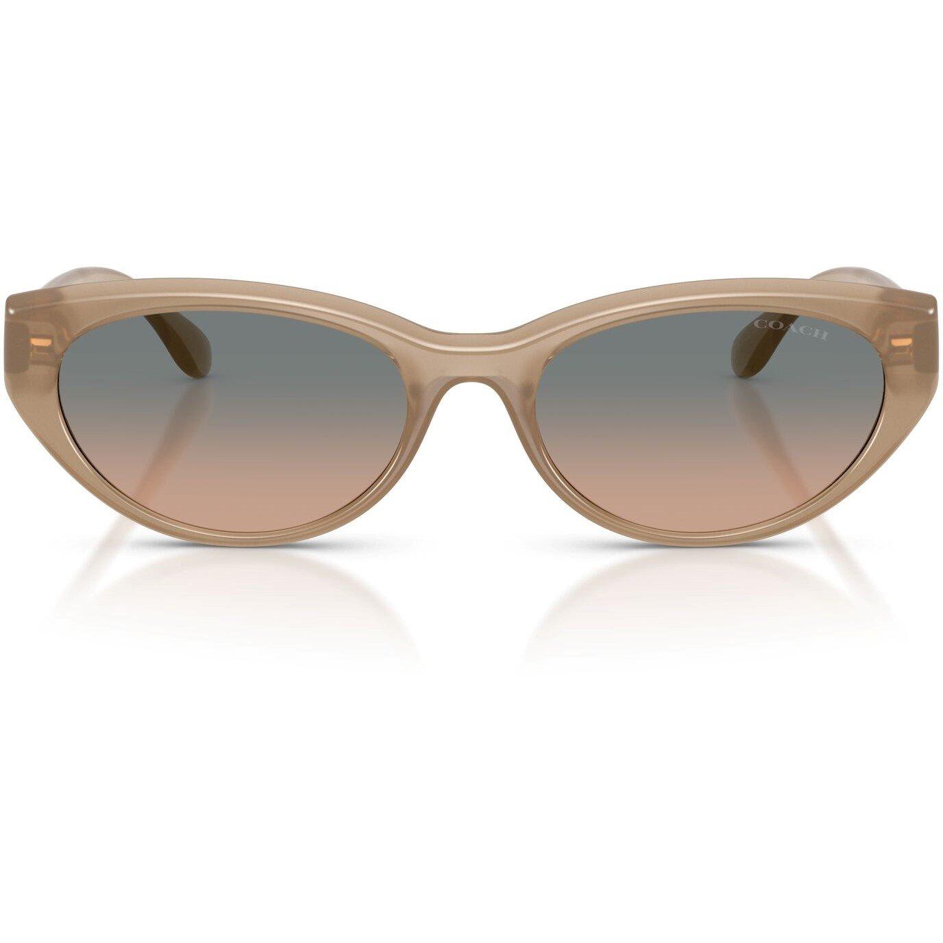 Sand/Green - Coach - Women's Cat Eye Sunglasses - 6