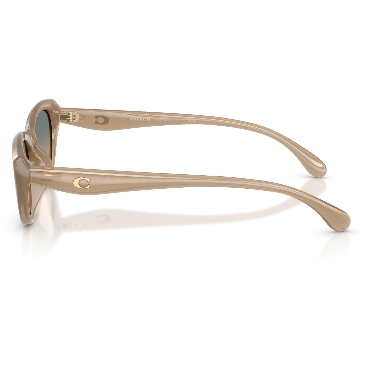Sand/Green - Coach - Women's Cat Eye Sunglasses - 7