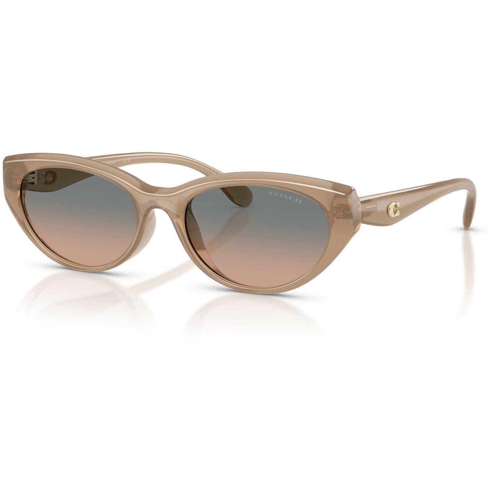 Sand/Green - Coach - Women's Cat Eye Sunglasses - 8