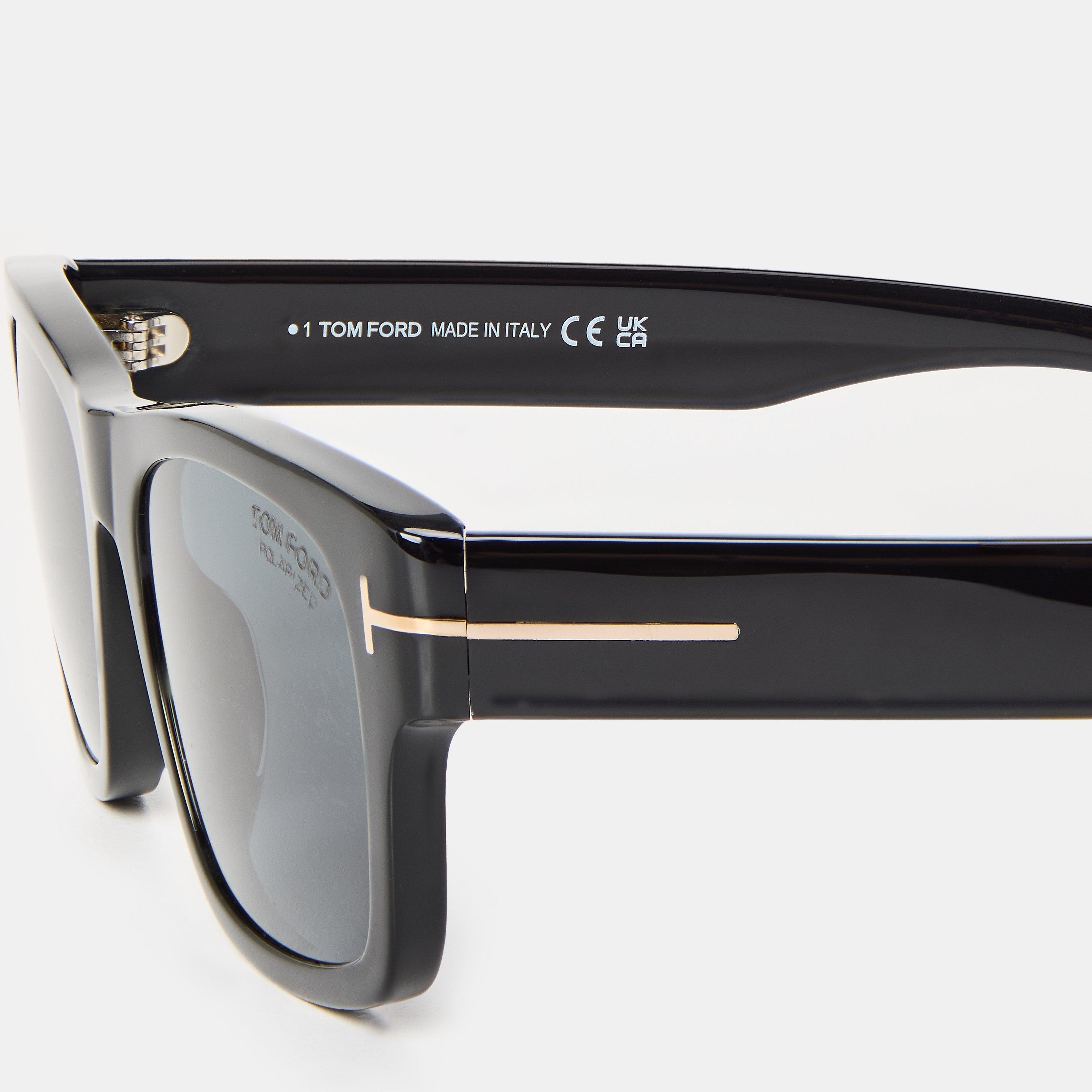 Shiny black - Tom Ford - Men's TFS Smith Sunglasses - 4