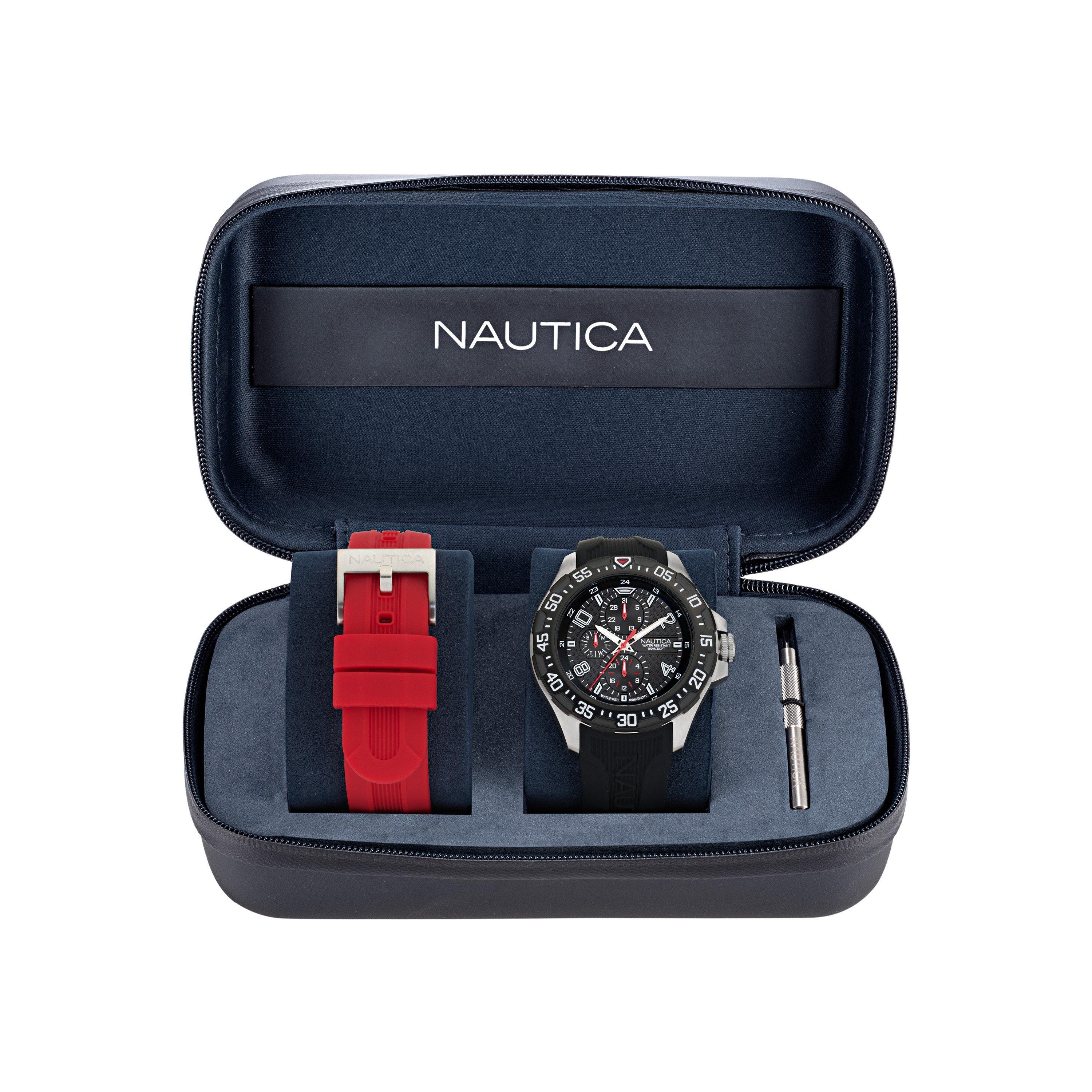Preto/Prata - Nautica - Nautica Nct Leeway W Sn72 - 3