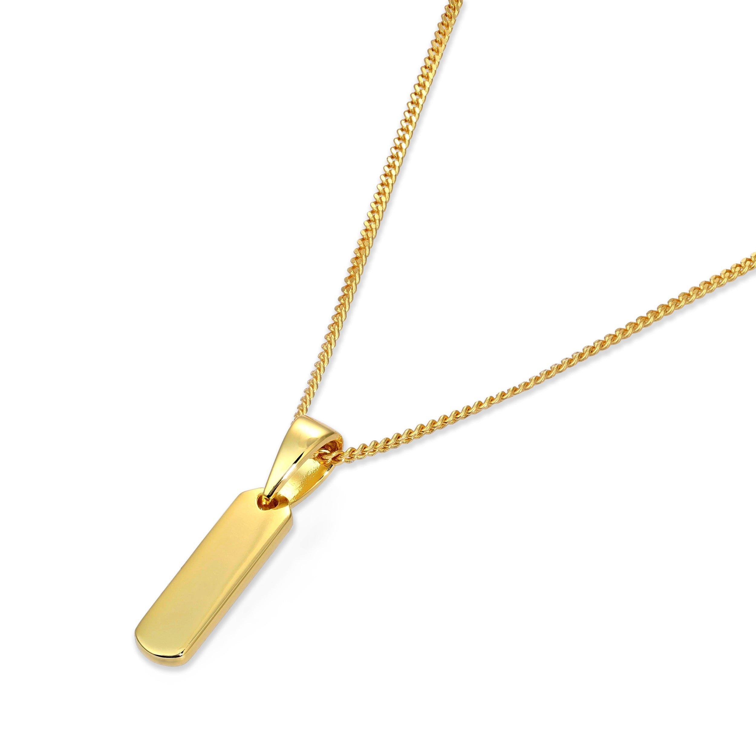 Gold - Common Lines - Totem Necklace - 4