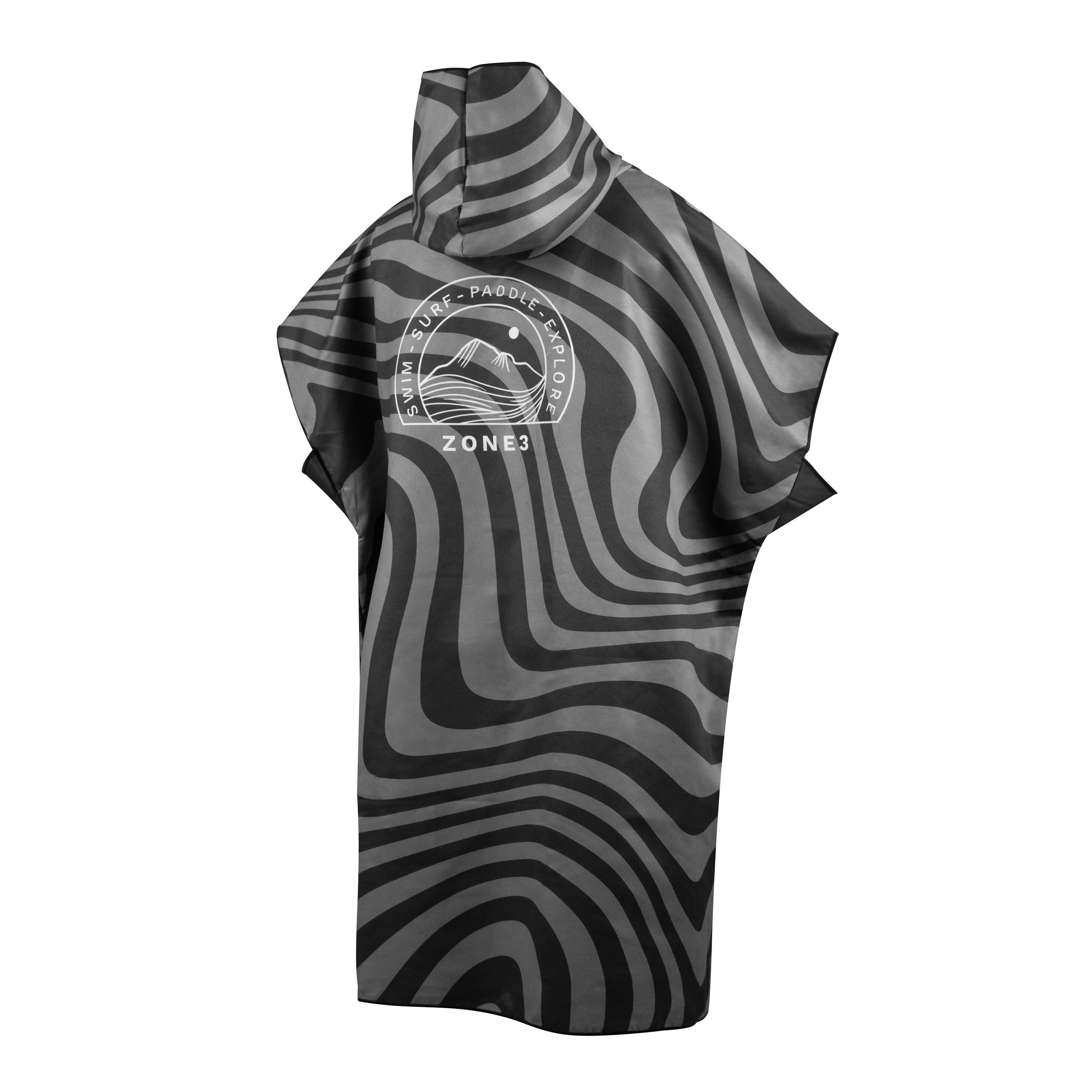 Schwarz/Grau - Zone3 - Microfibre Towel - 2