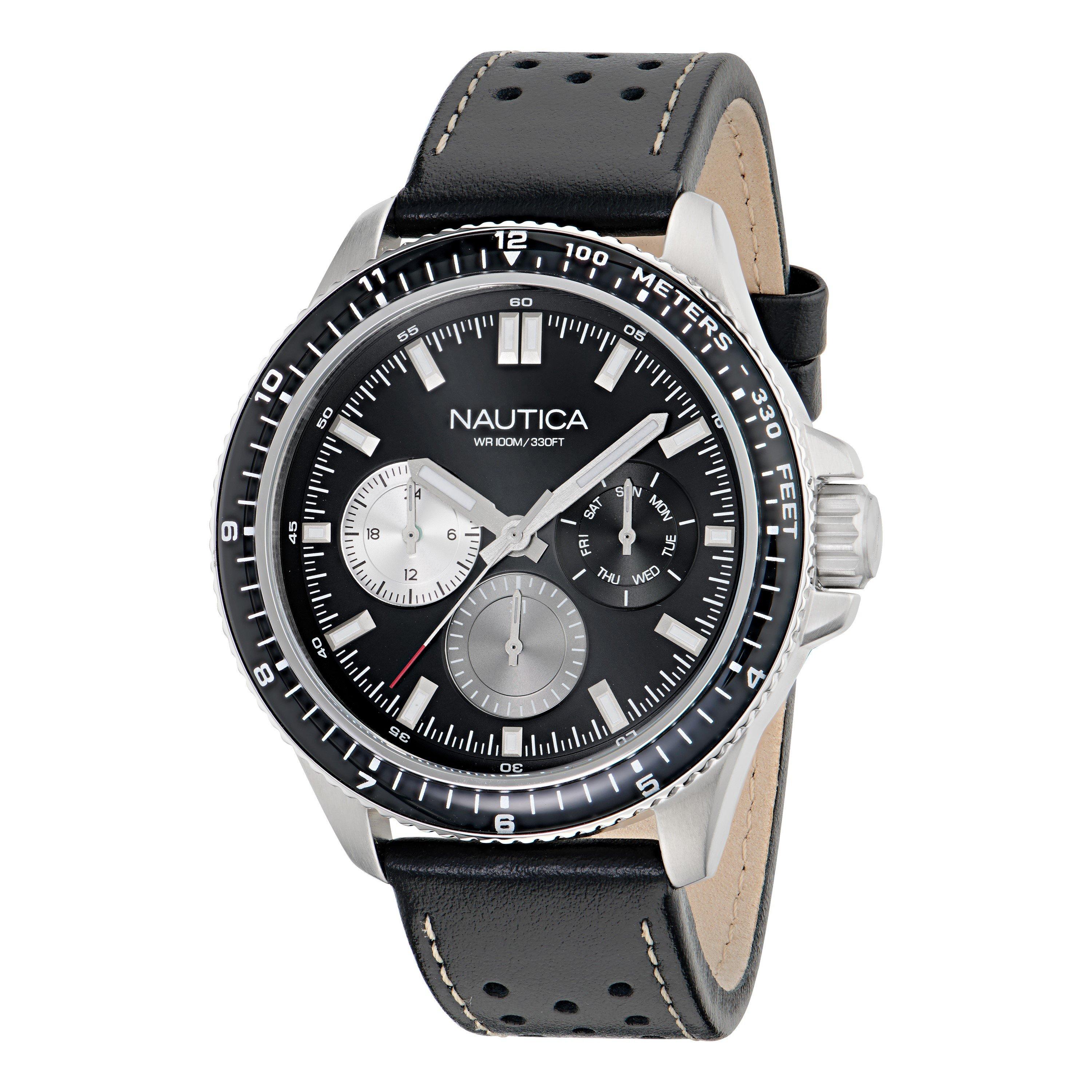 Preto/Prata - Nautica - Nautica Windrose Wtc Sn72 - 5