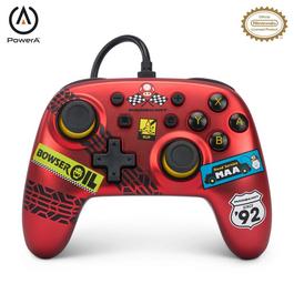 PowerA Nano Wired Controller for Nintendo Switch Mario Kart: Racer Red