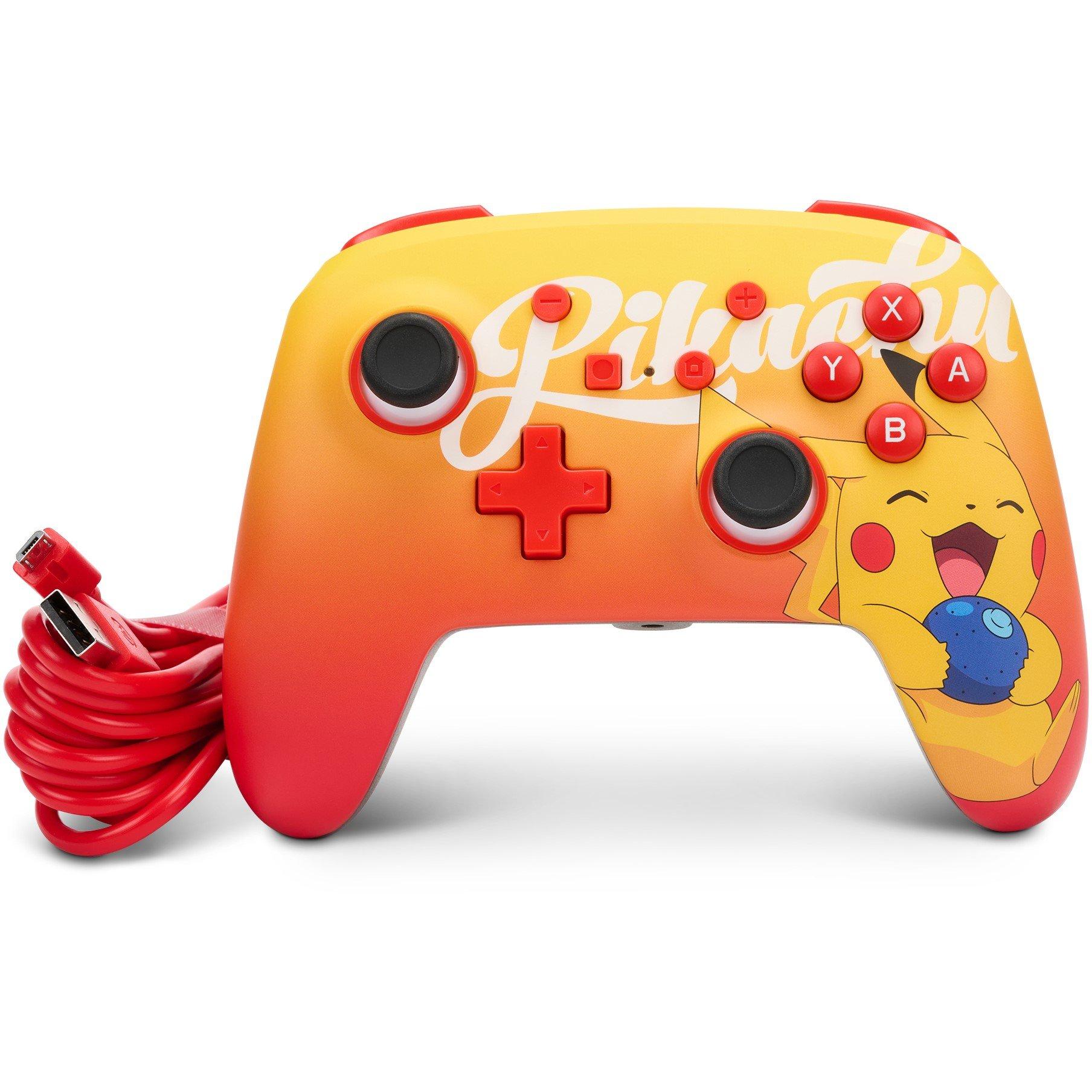 Oran Berry - PowerA - Enhanced Wired Controller for Nintendo Switch - Oran Berry Pikachu - 2