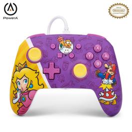 PowerA Enhanced Wired Controller for Nintendo Switch Princess Peach Battle