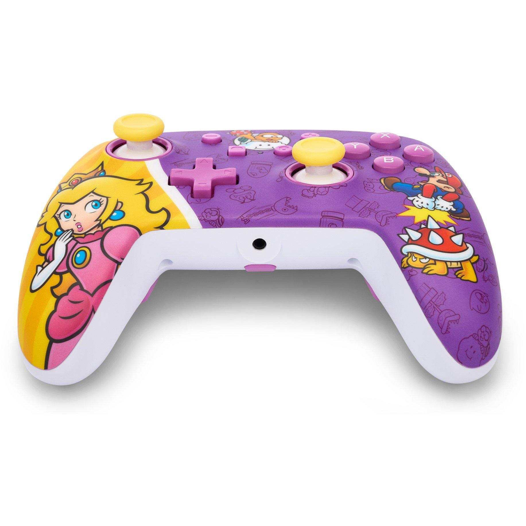Pfirsichschlacht - PowerA - Enhanced Wired Controller for Nintendo Switch - Princess Peach Battle - 6