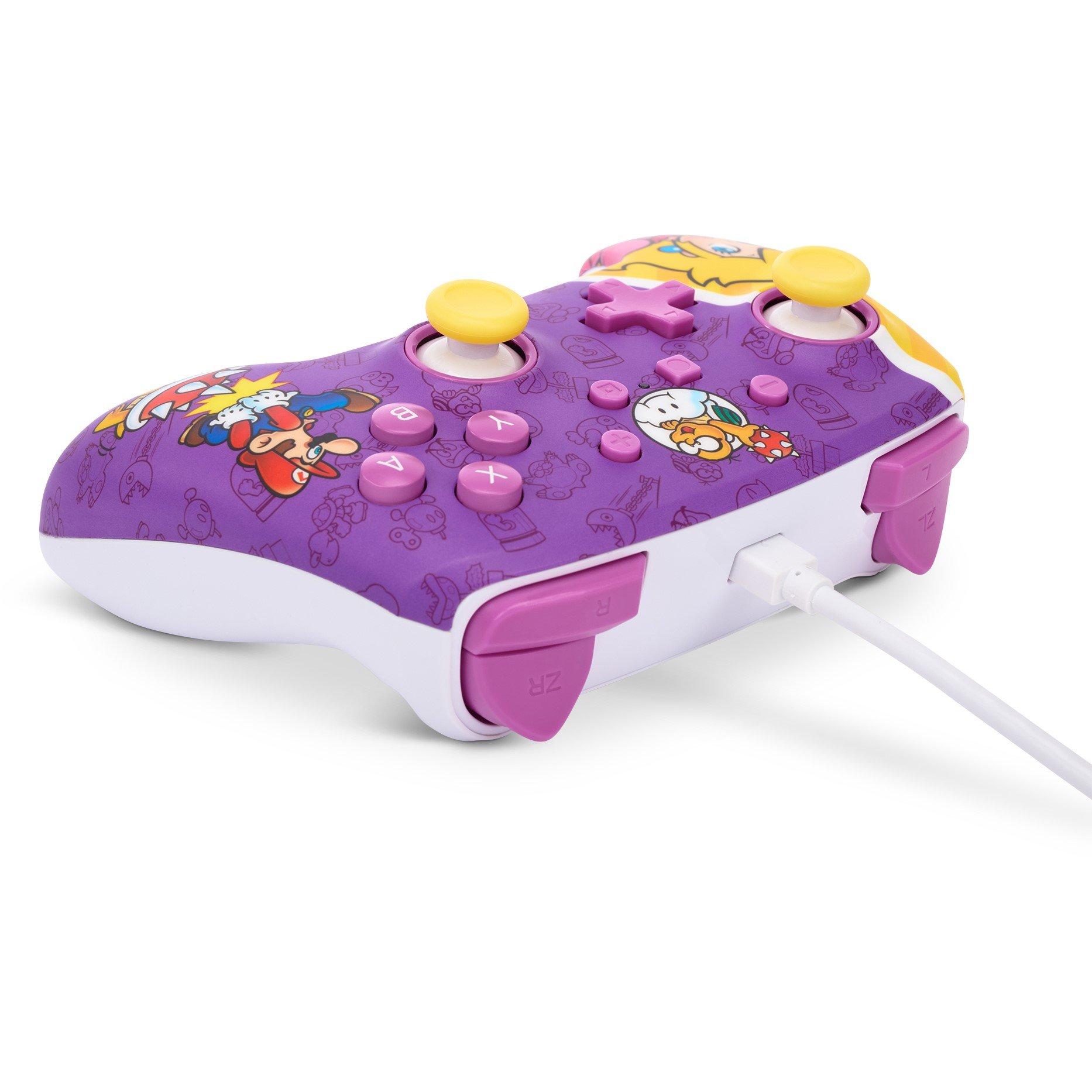 Pfirsichschlacht - PowerA - Enhanced Wired Controller for Nintendo Switch - Princess Peach Battle - 7