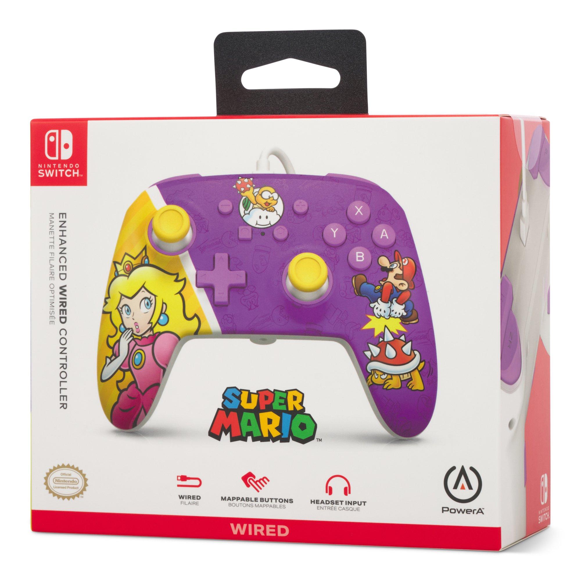 Pfirsichschlacht - PowerA - Enhanced Wired Controller for Nintendo Switch - Princess Peach Battle - 10