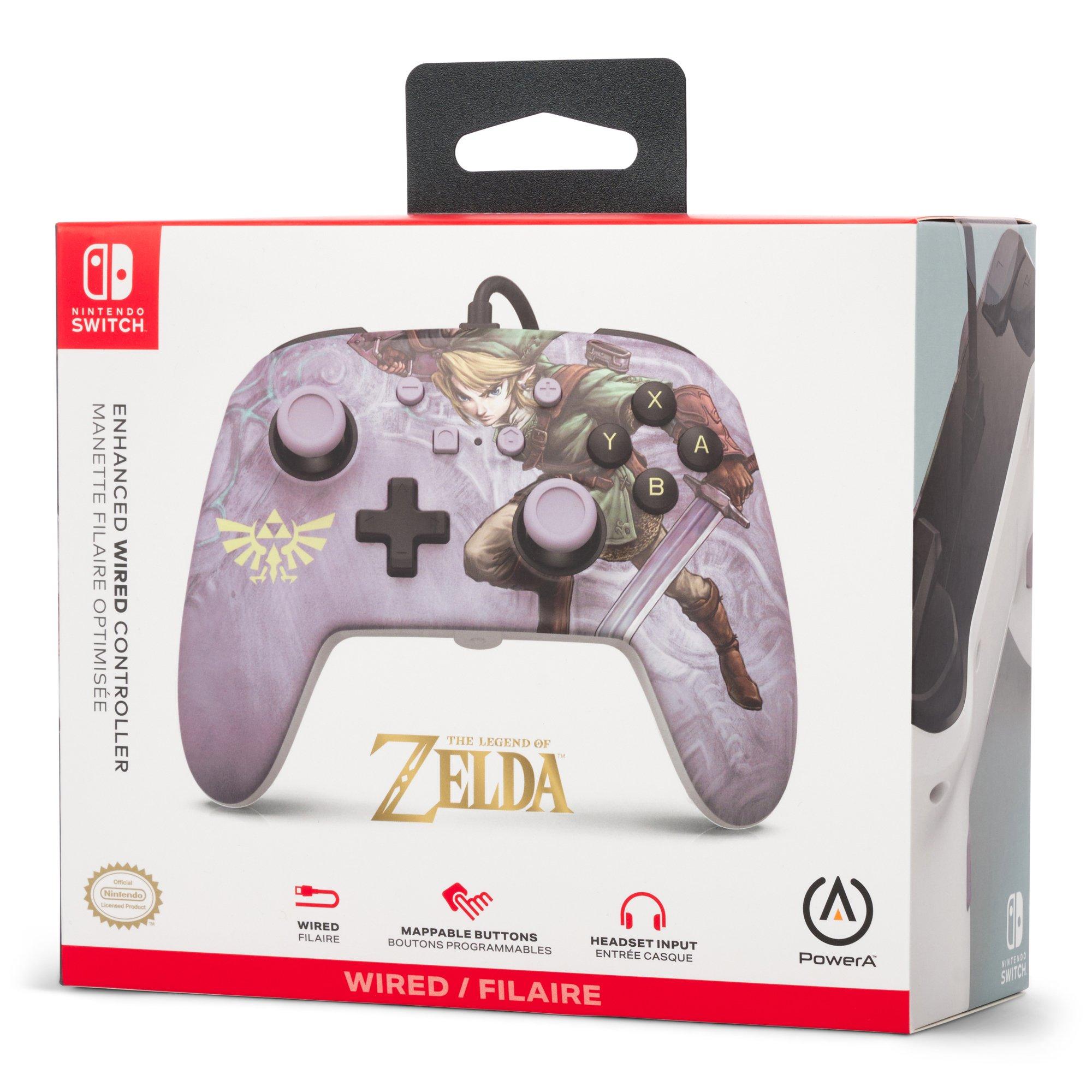Link Valoroso - PowerA - Enhanced Wired Controller for Nintendo Switch - Valiant Link - 8