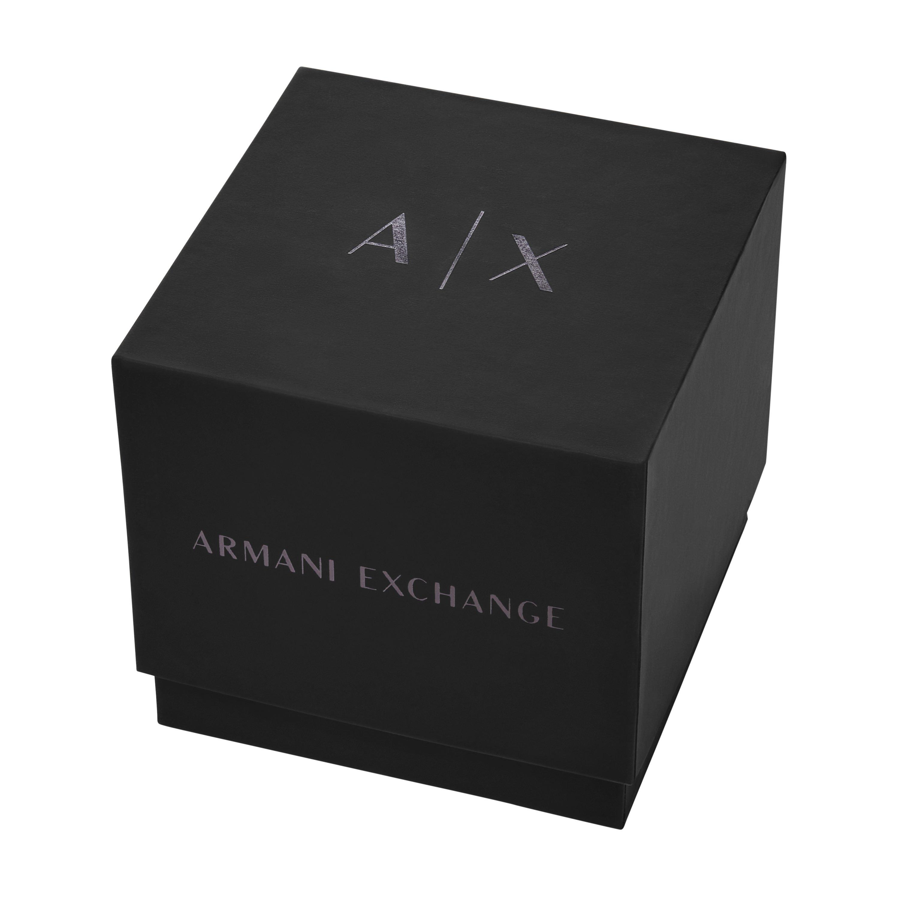 Black/Black - Armani Exchange - Two-Hand Stainless Steel Watch - 7