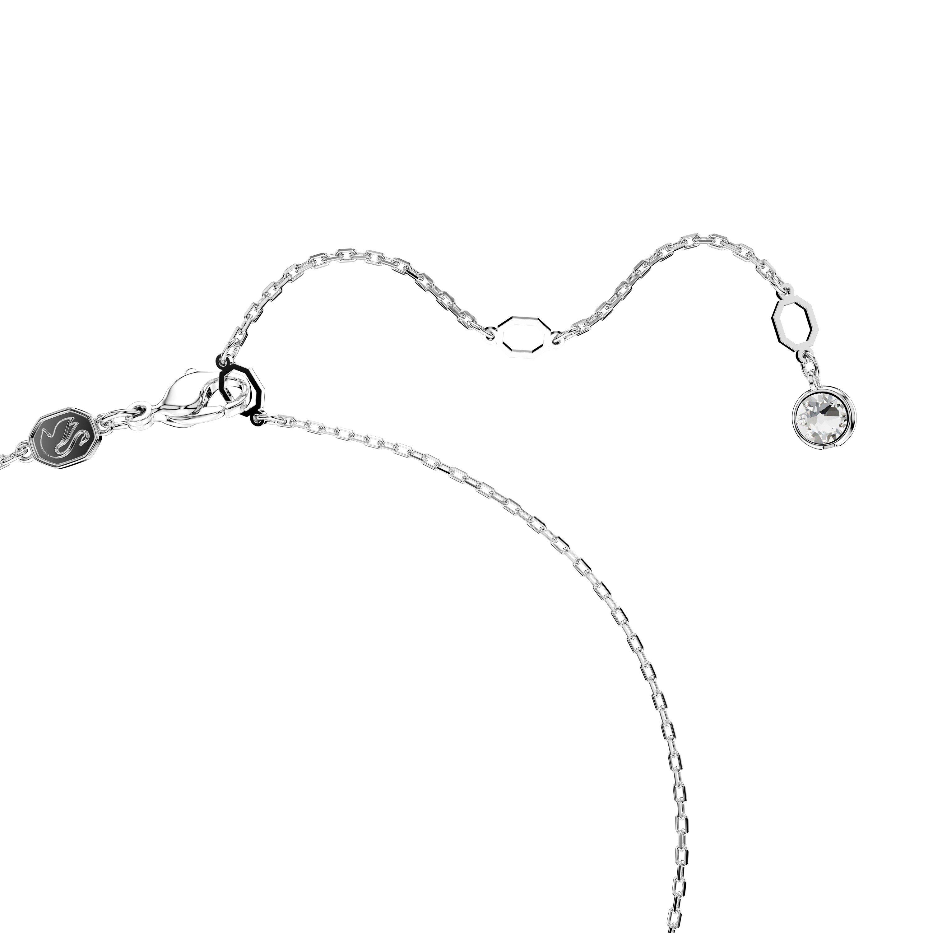 Silver - Swarovski - Infinity Pendant Necklace - 3