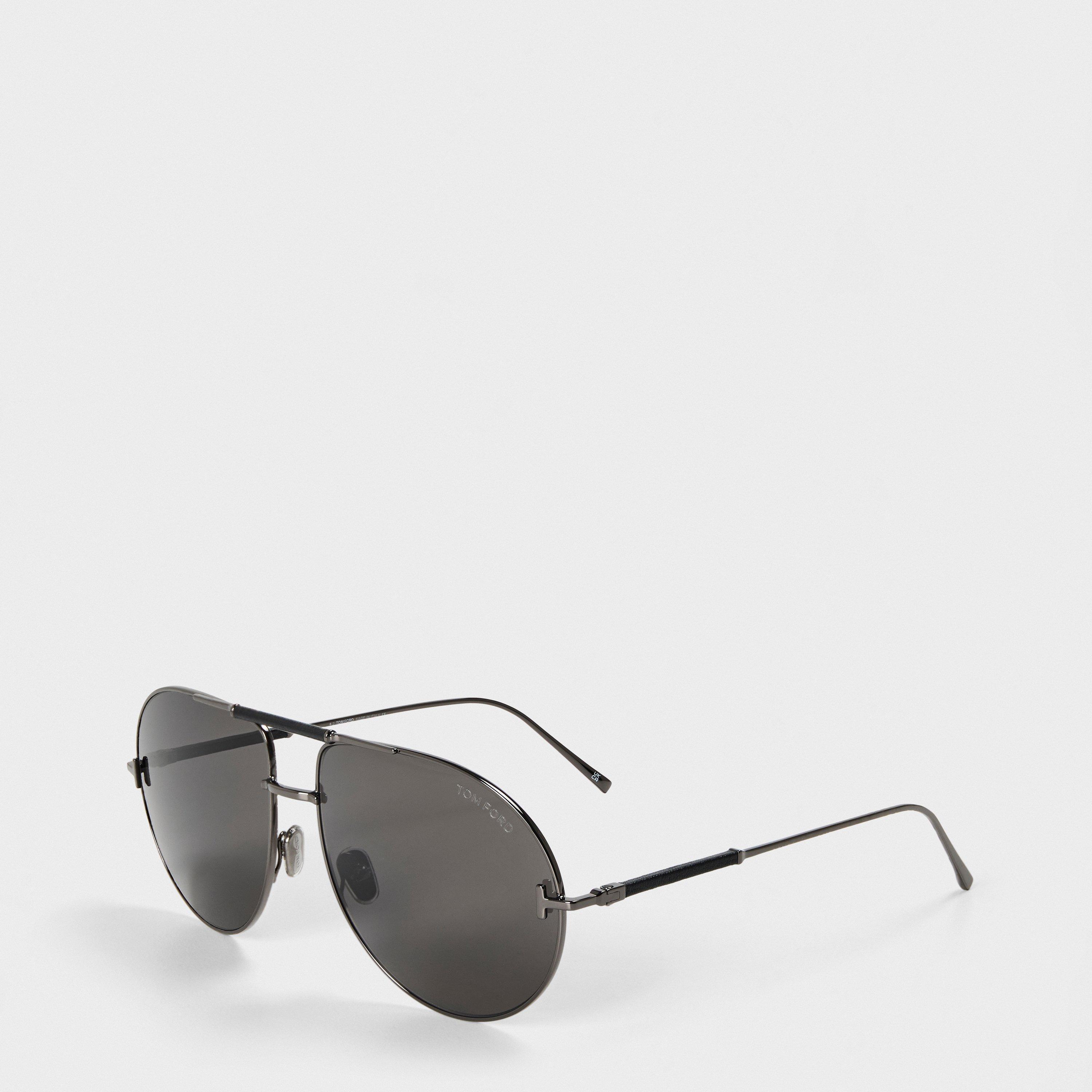 Gunmetal - Tom Ford - Lou-02 TF1308 Sunglasses - 1