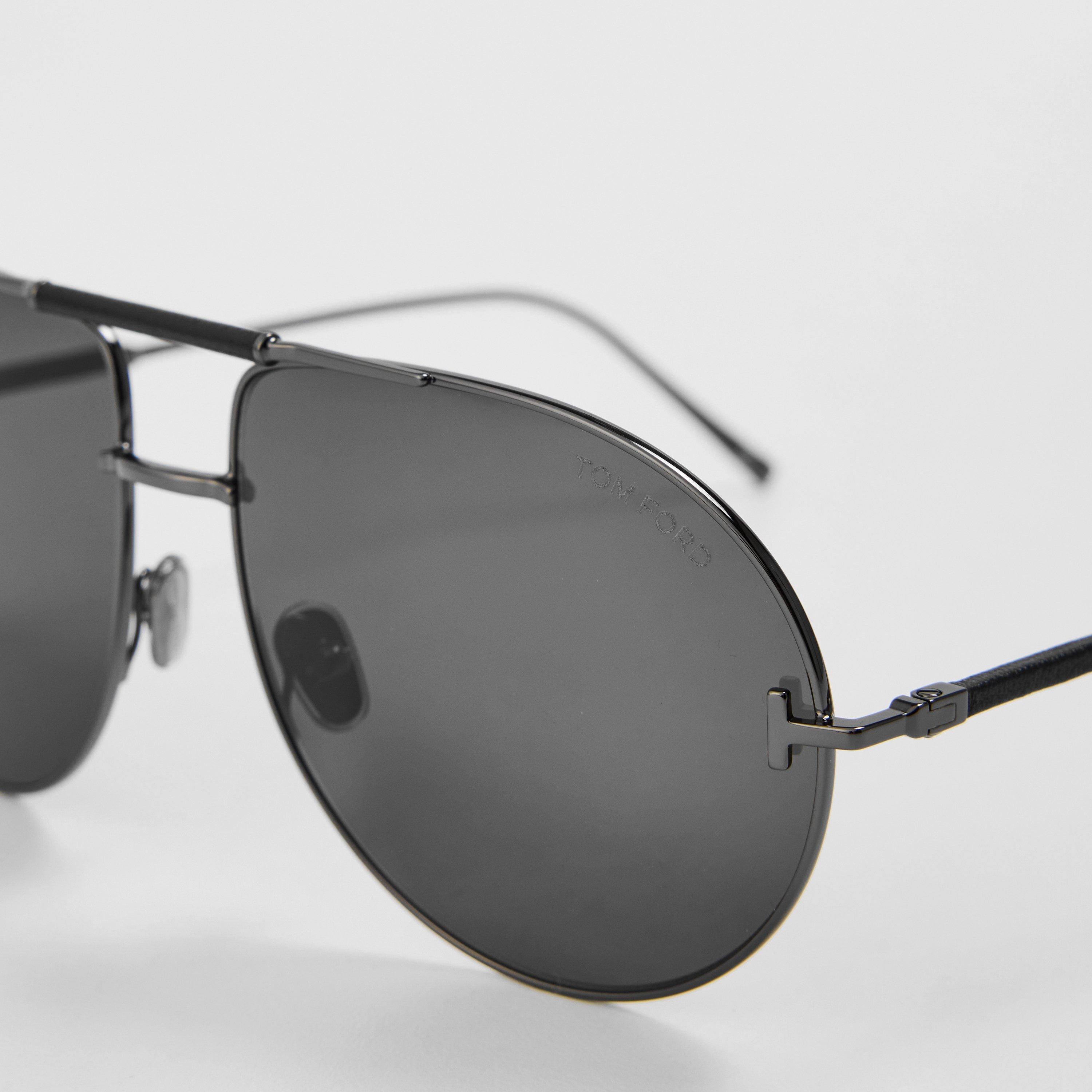 Gunmetal - Tom Ford - Men's TFS Lou Sunglasses - 4