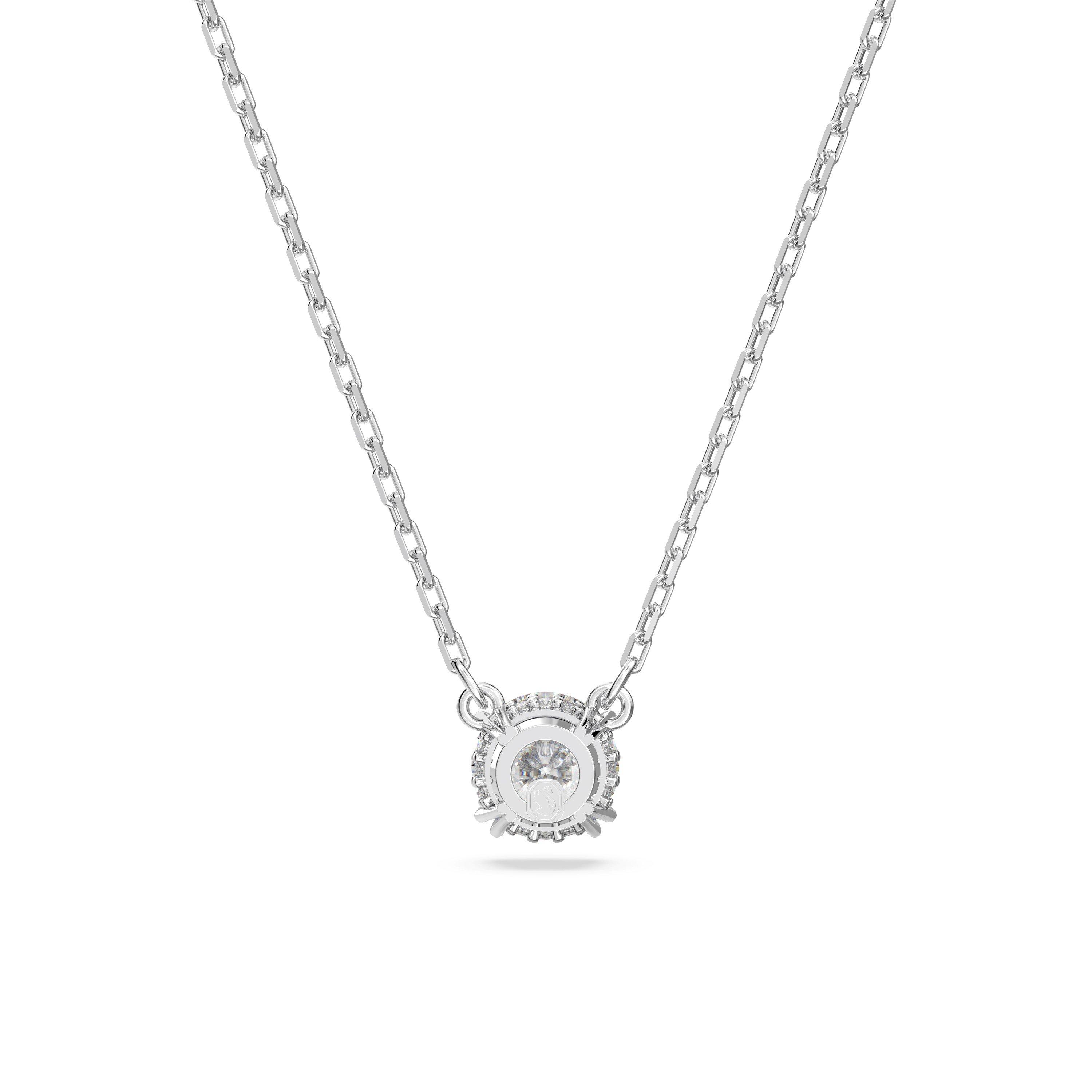 Silver - Swarovski - Women's Stilla Pendant Necklace - 2