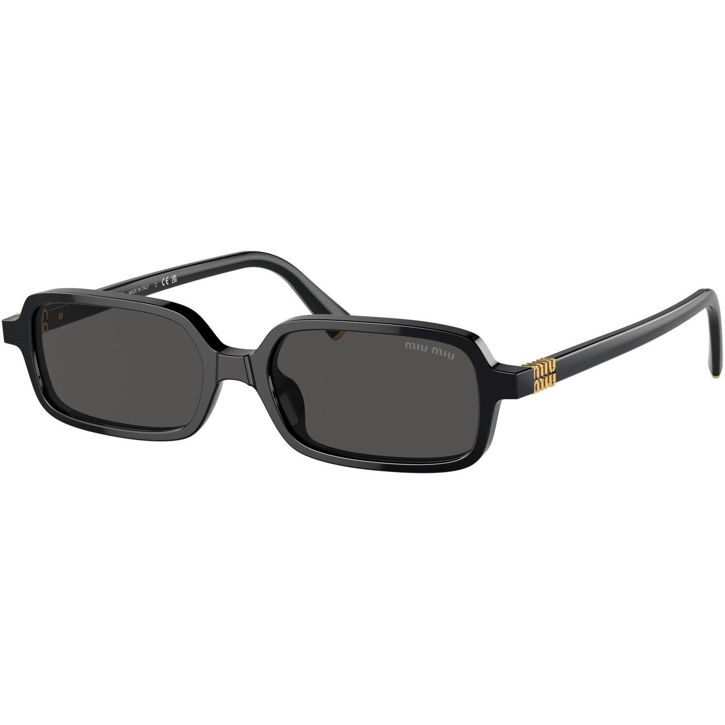 Black - Miu Miu - Rectangle Sunglasses - 2