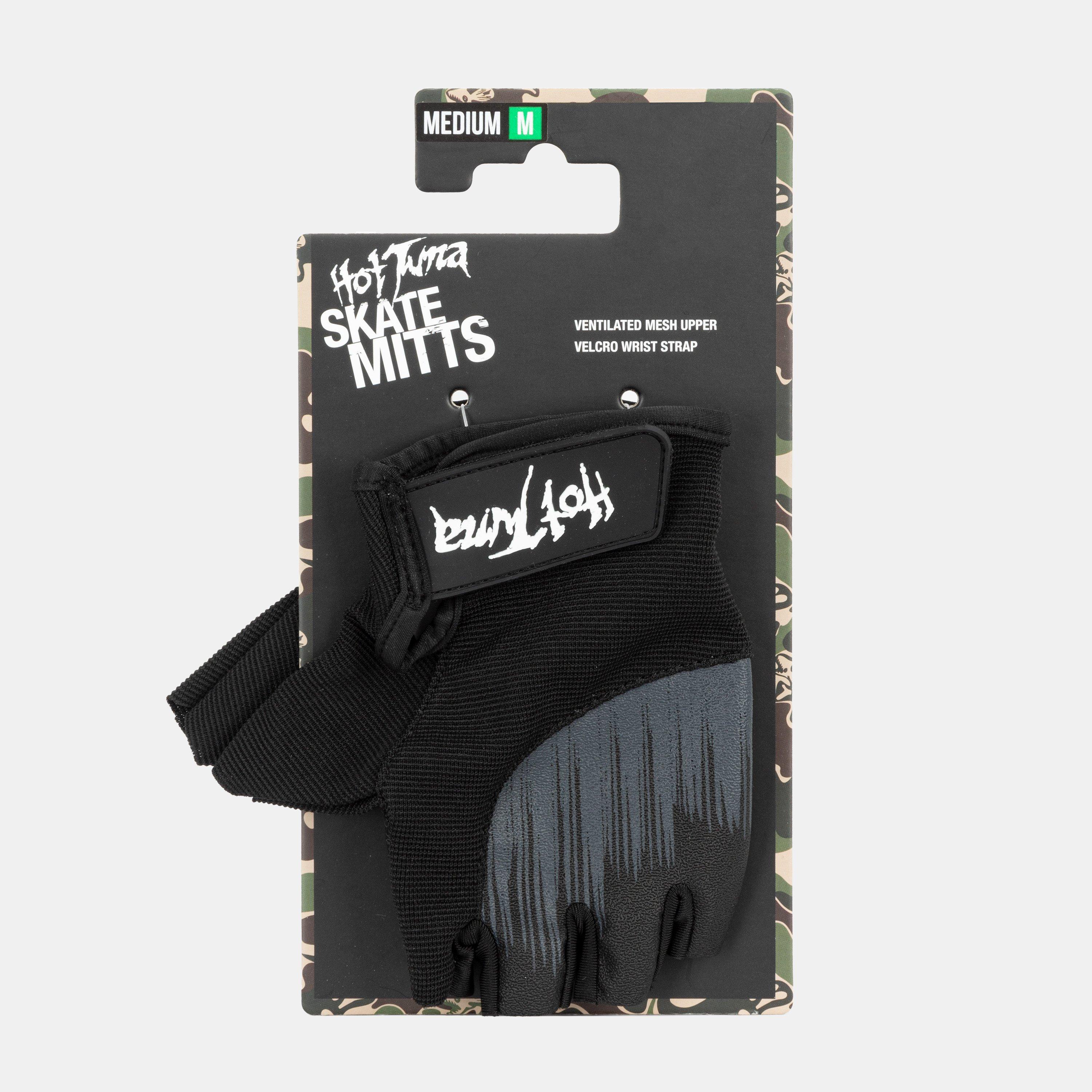 Black - Hot Tuna - Skate Mitts Adults - 7