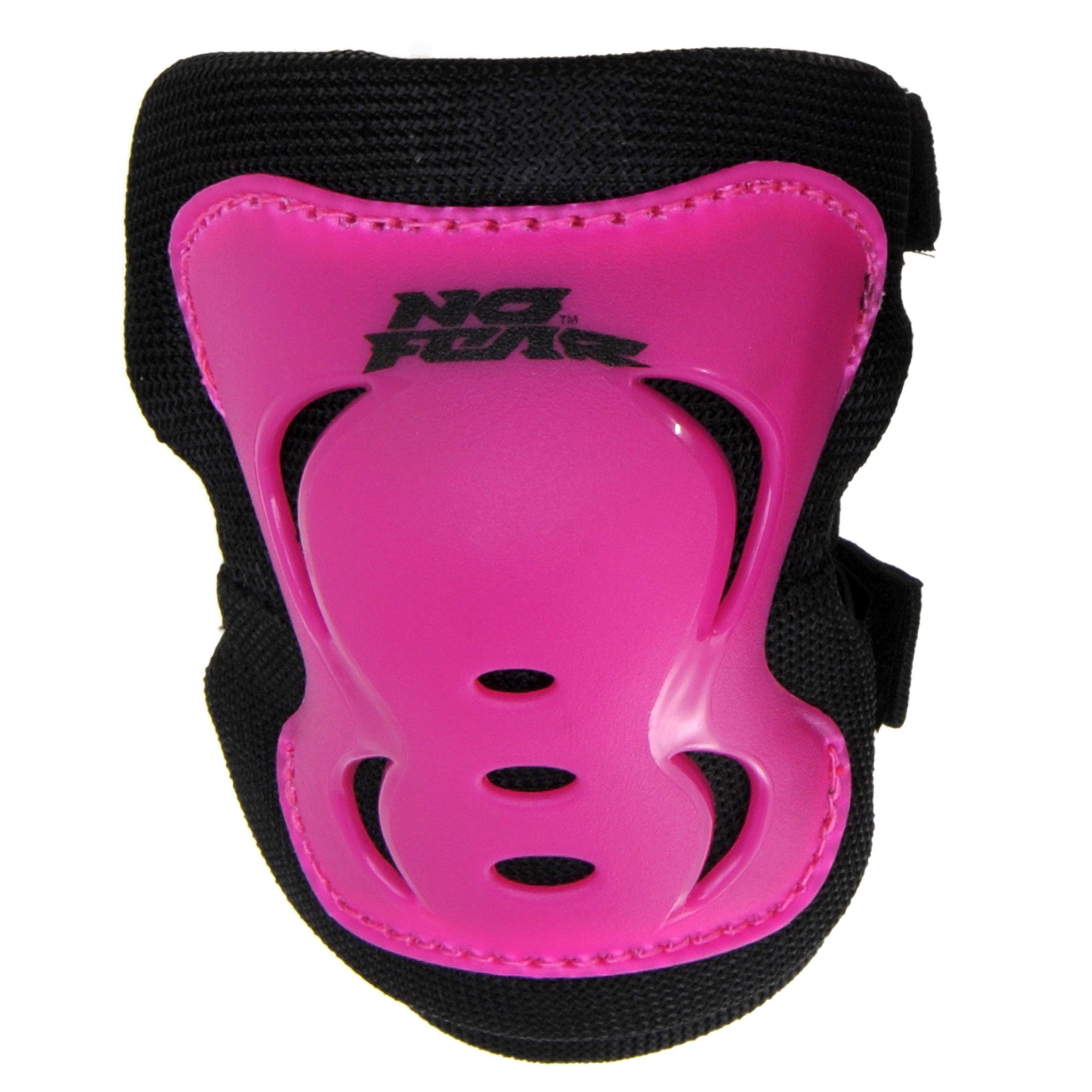 Pink - No Fear - Aggressive Skate Pads Junior 3 Pack - 2