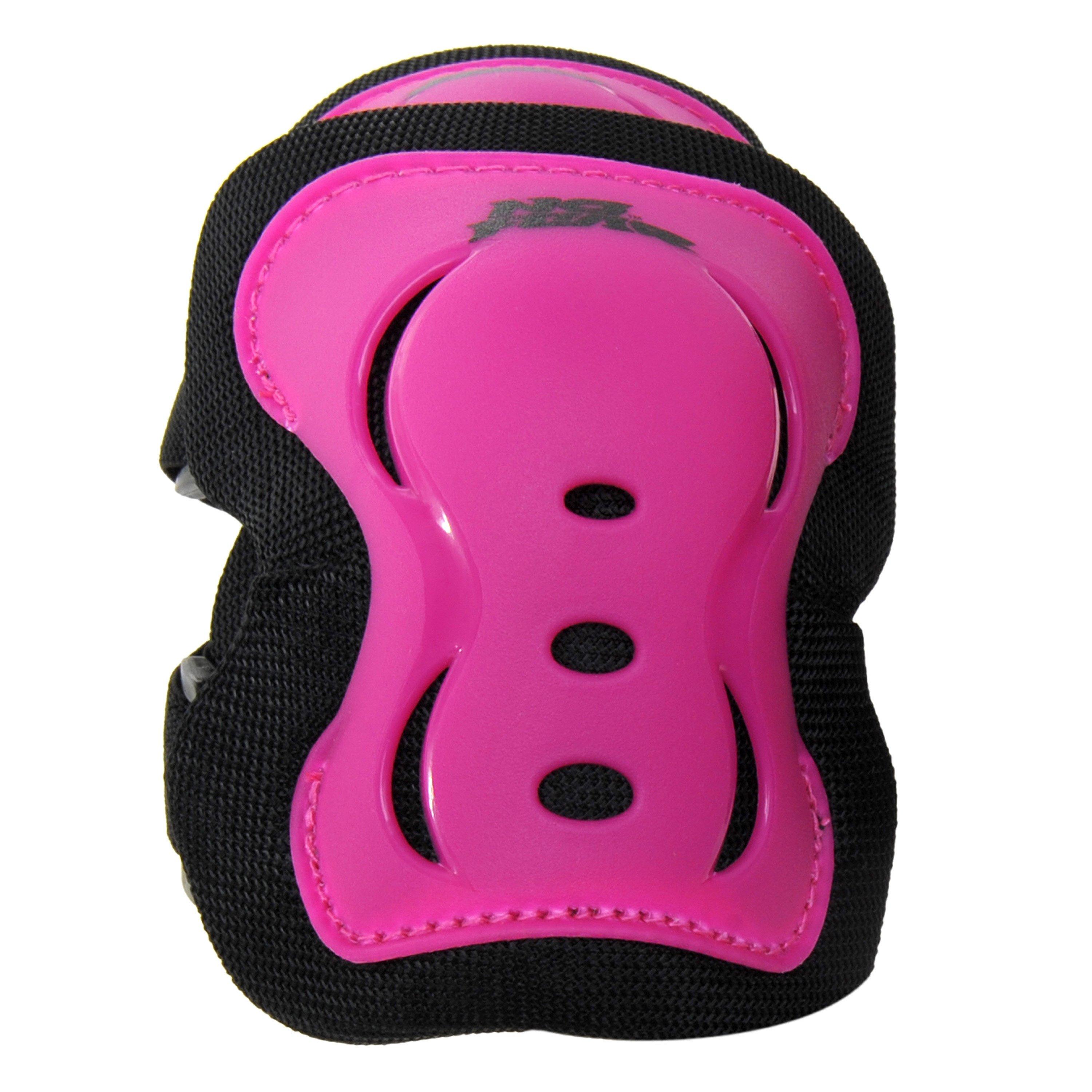 Pink - No Fear - Aggressive Skate Pads Junior 3 Pack - 3