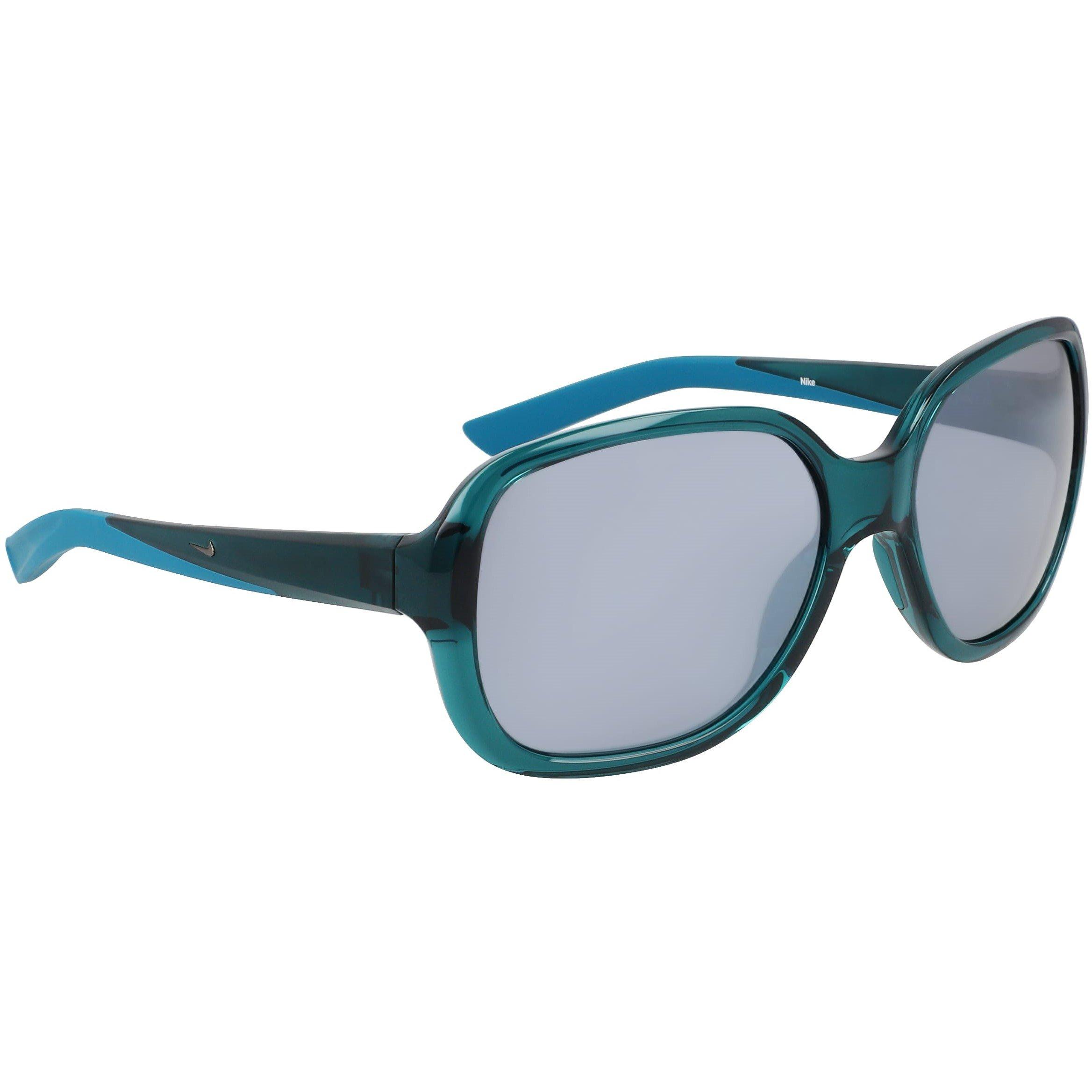 Nike  Audacious Square Sunglasses - Teal/Silver Fl