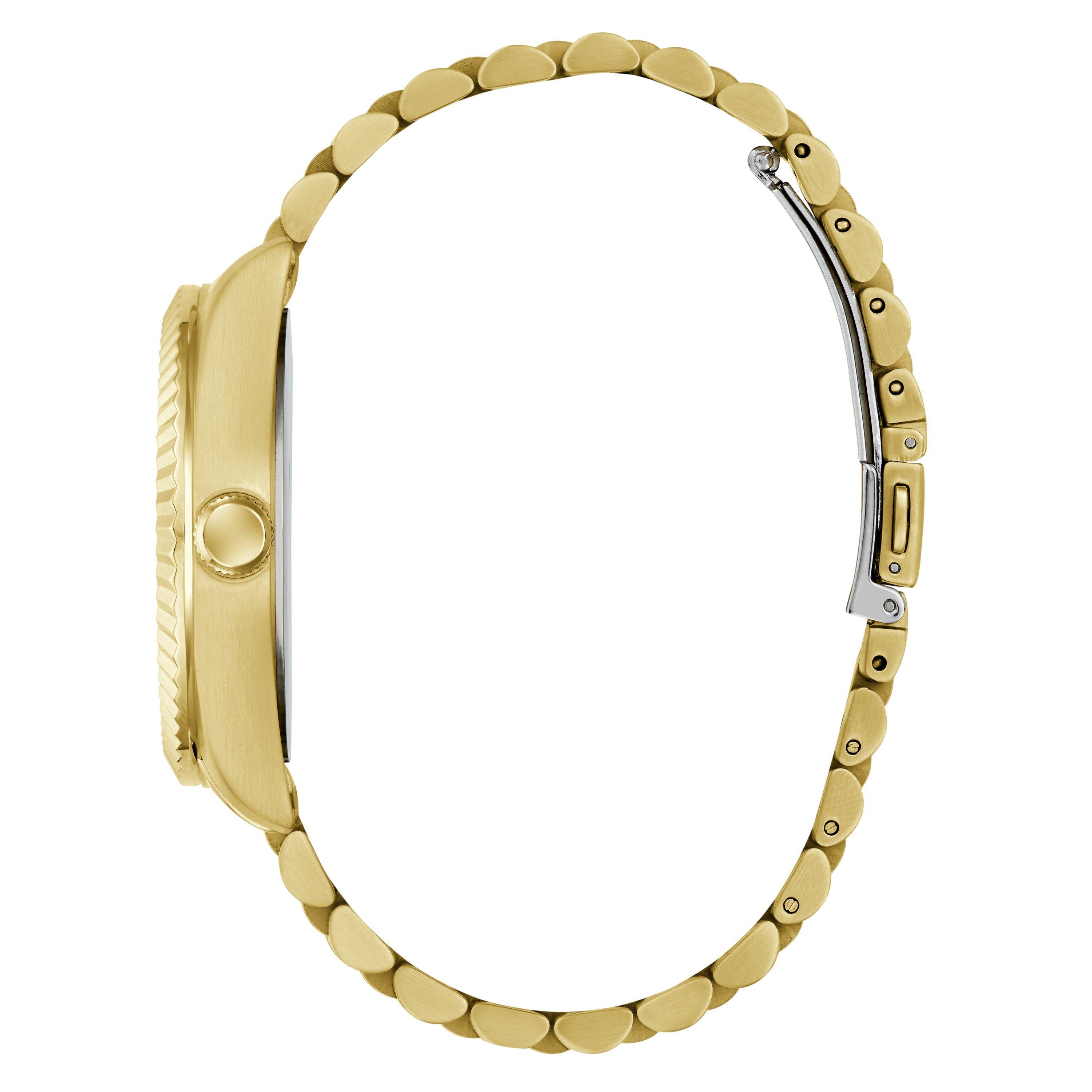 Gold/Metallic - Guess - Men's Jaden Analogue Quartz Watch - 4