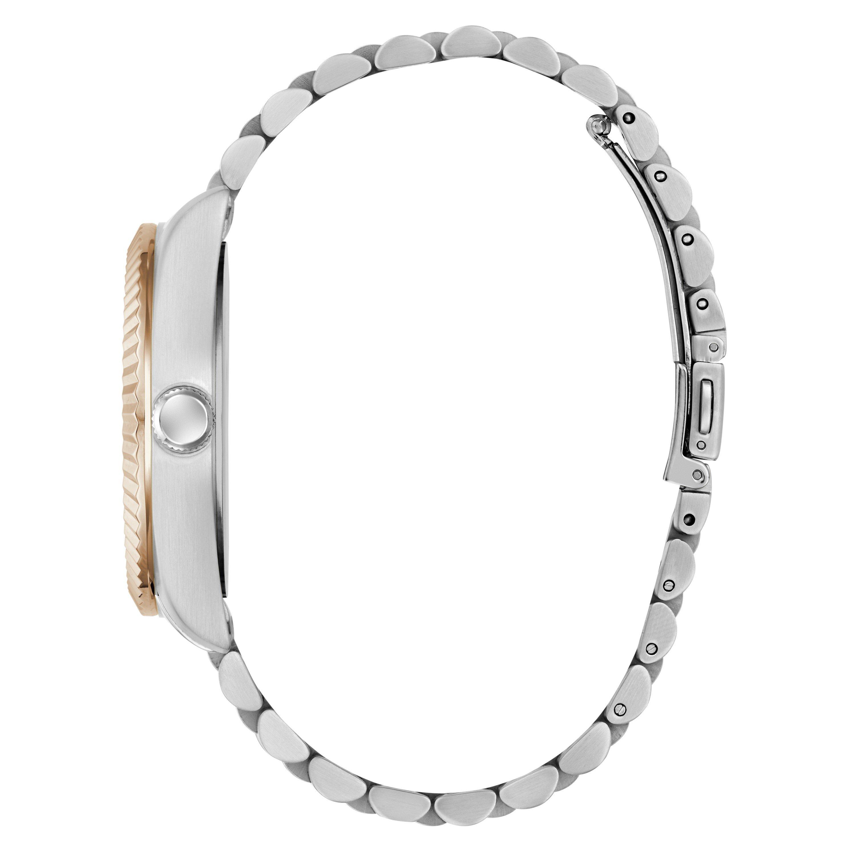 Blue/Silver - Guess - Men's Jaden Quartz Analogue Watch - 4