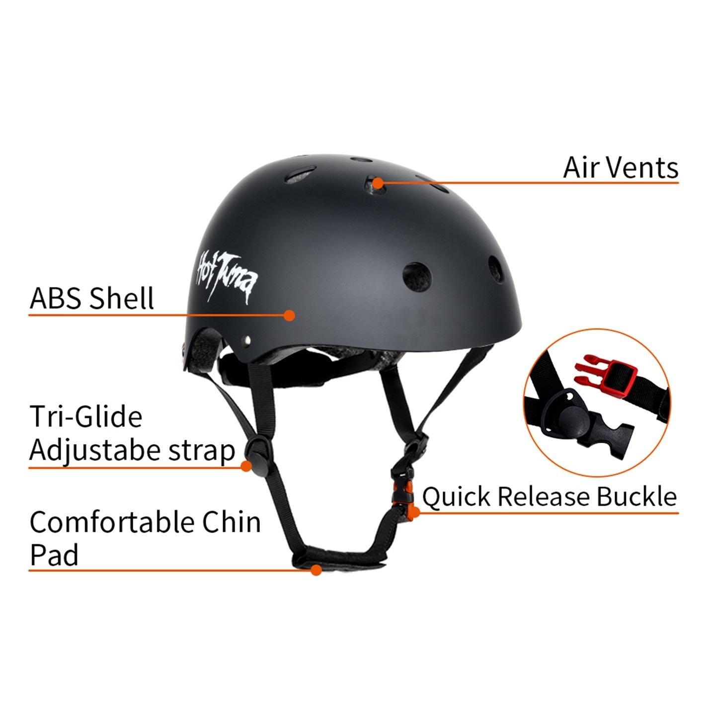 Black - Hot Tuna - Skate Helmet - 4