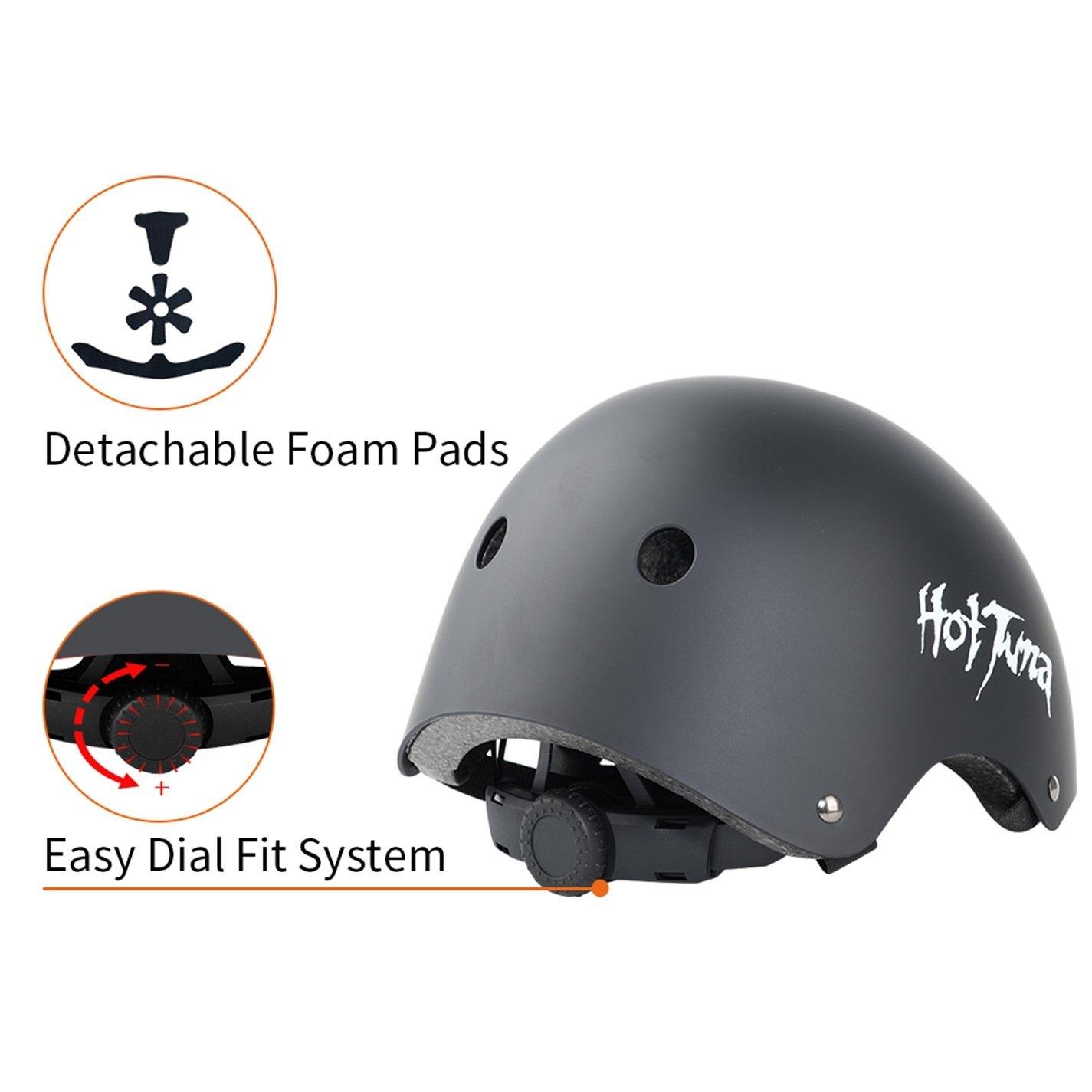 Black - Hot Tuna - Skate Helmet - 5