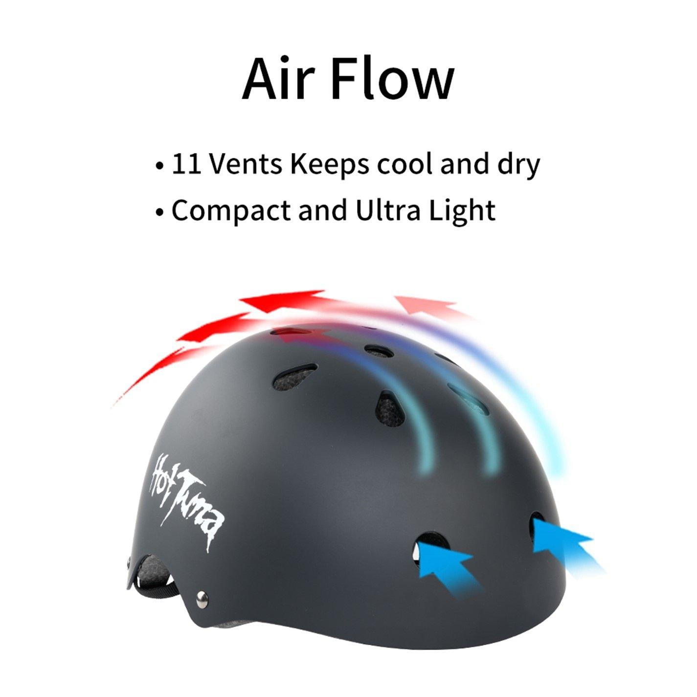 Black - Hot Tuna - Skate Helmet - 6