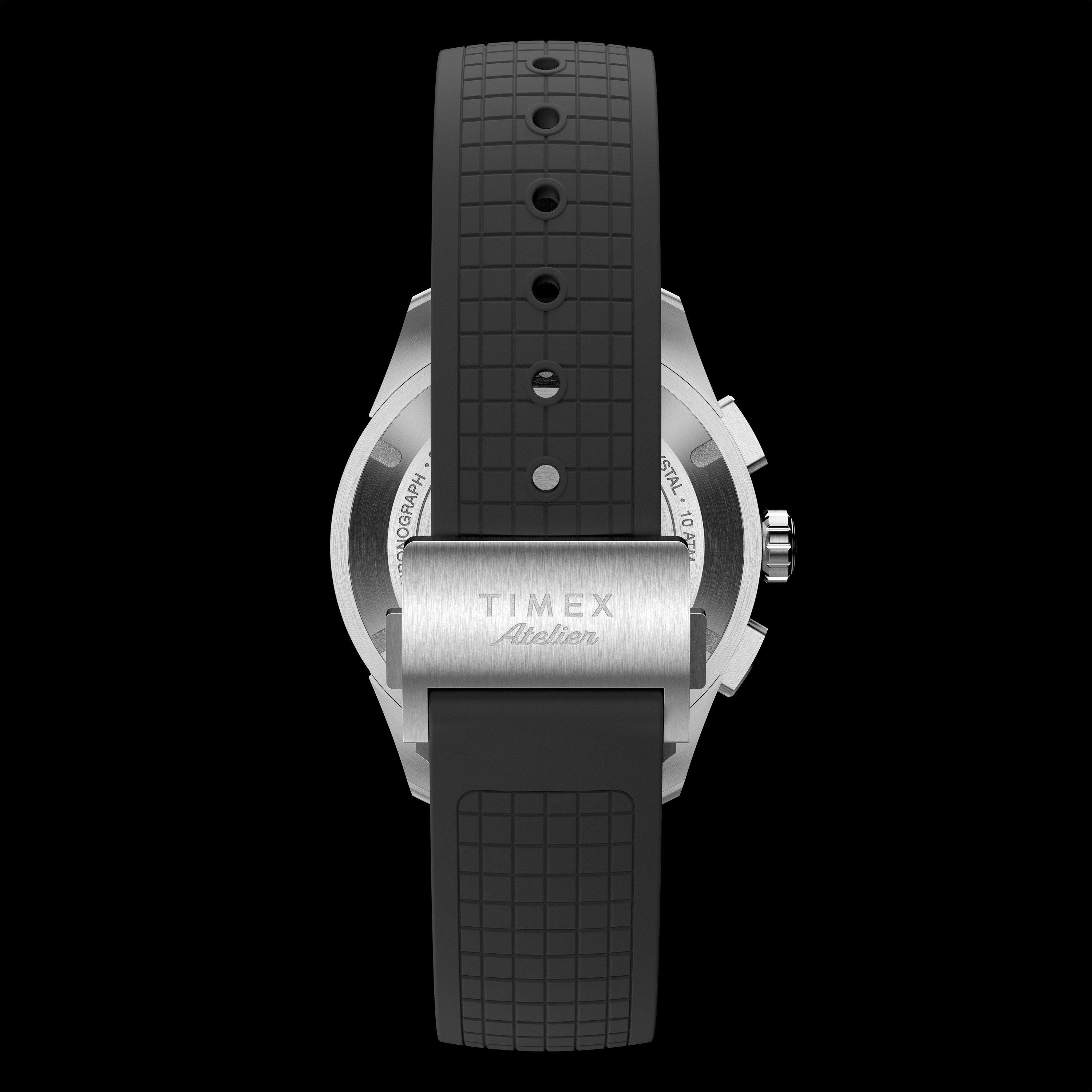 Silver/Black - Timex Atelier - Chronograph M1q Watch - 5