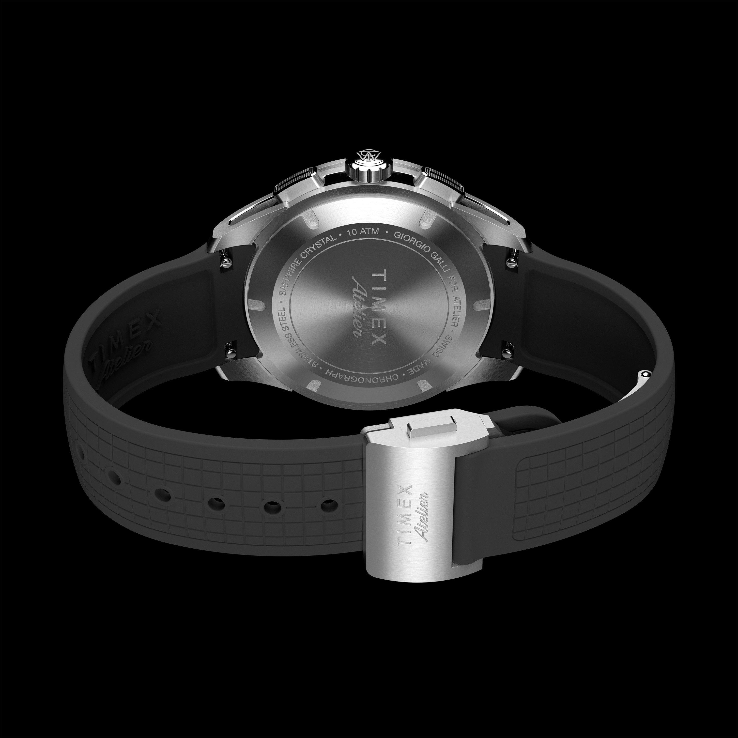 Silver/Black - Timex Atelier - Chronograph M1q Watch - 6