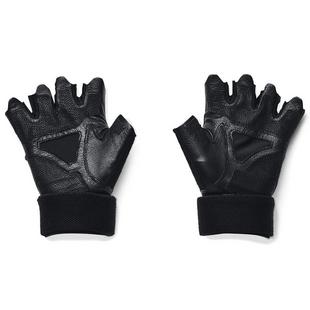 Blk/Pt Gray - Under Armour - Weightlifting Mens Training Gloves - 2