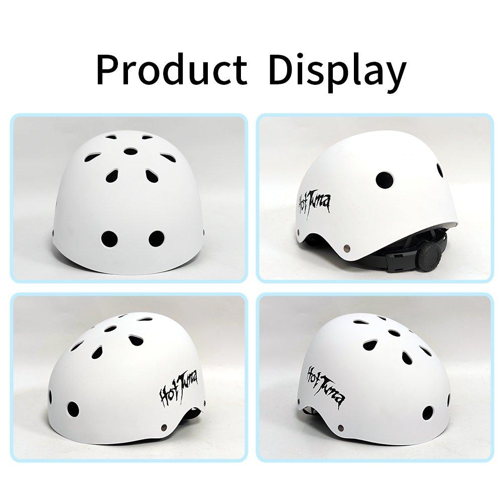 White - Hot Tuna - Hot Tuna BMX Helmet Jr 63 - 3