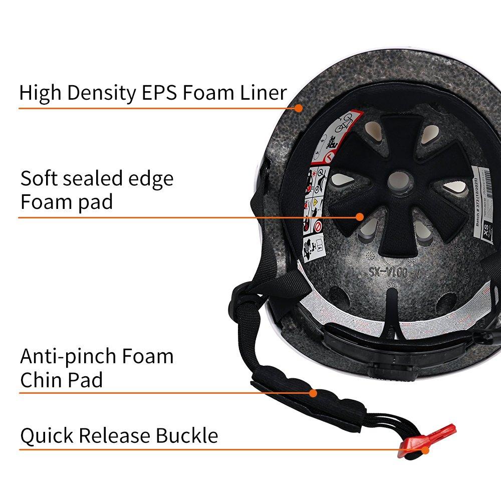 White - Hot Tuna - Hot Tuna BMX Helmet Jr 63 - 5