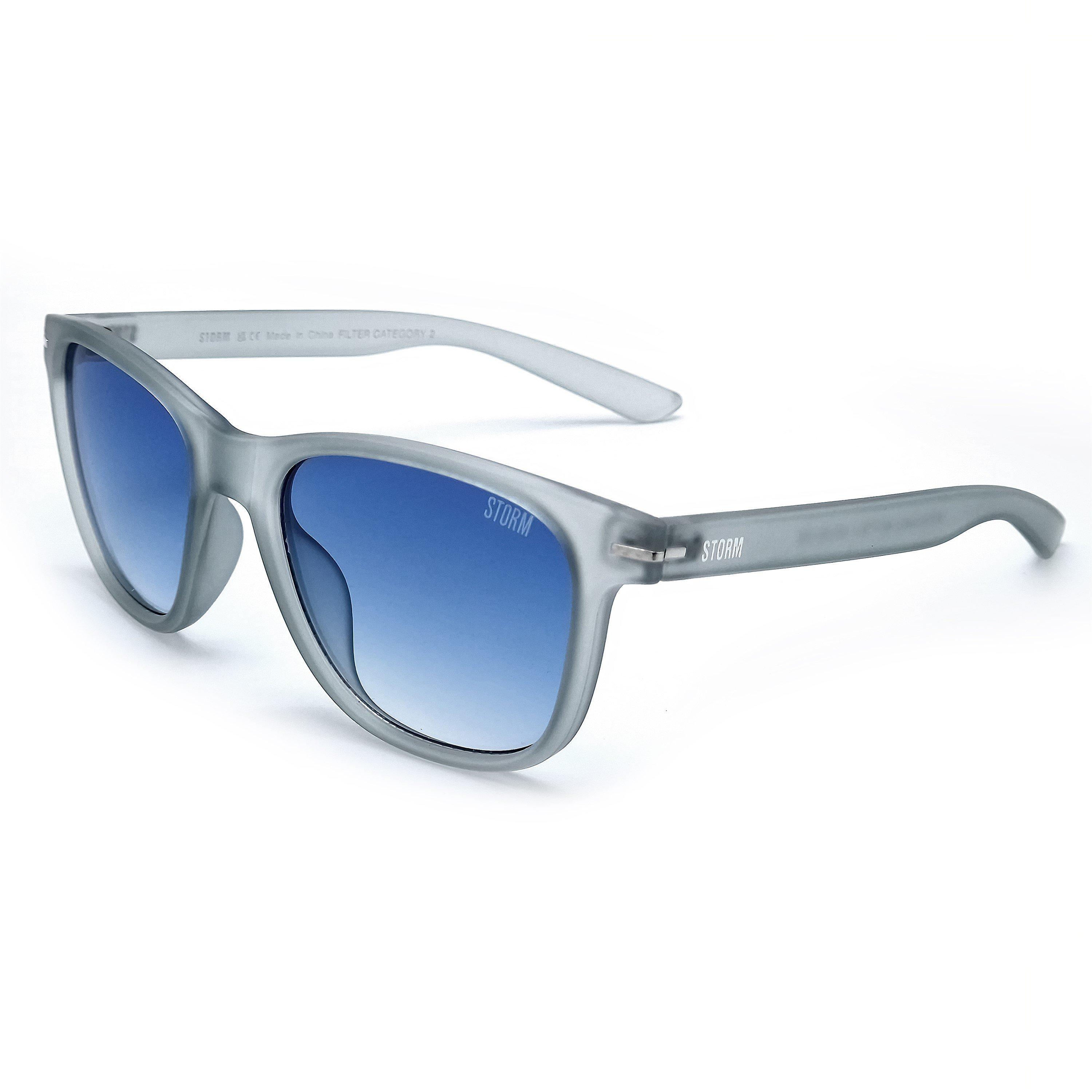 Grey - Storm - Men's Wayfarer Sunglasses - 1