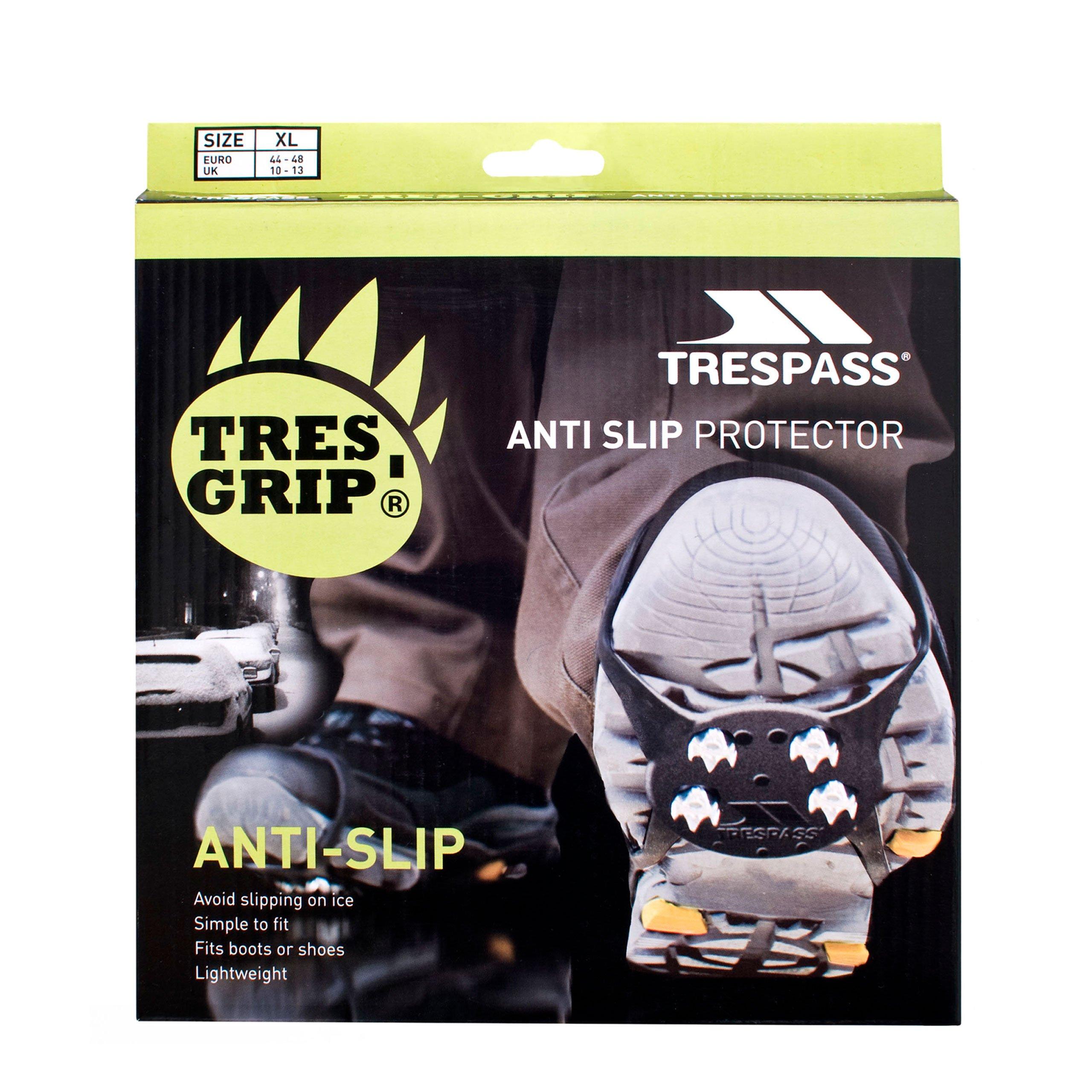 Black - Trespass - Adults Ice OverShoes Snow Grips - 5