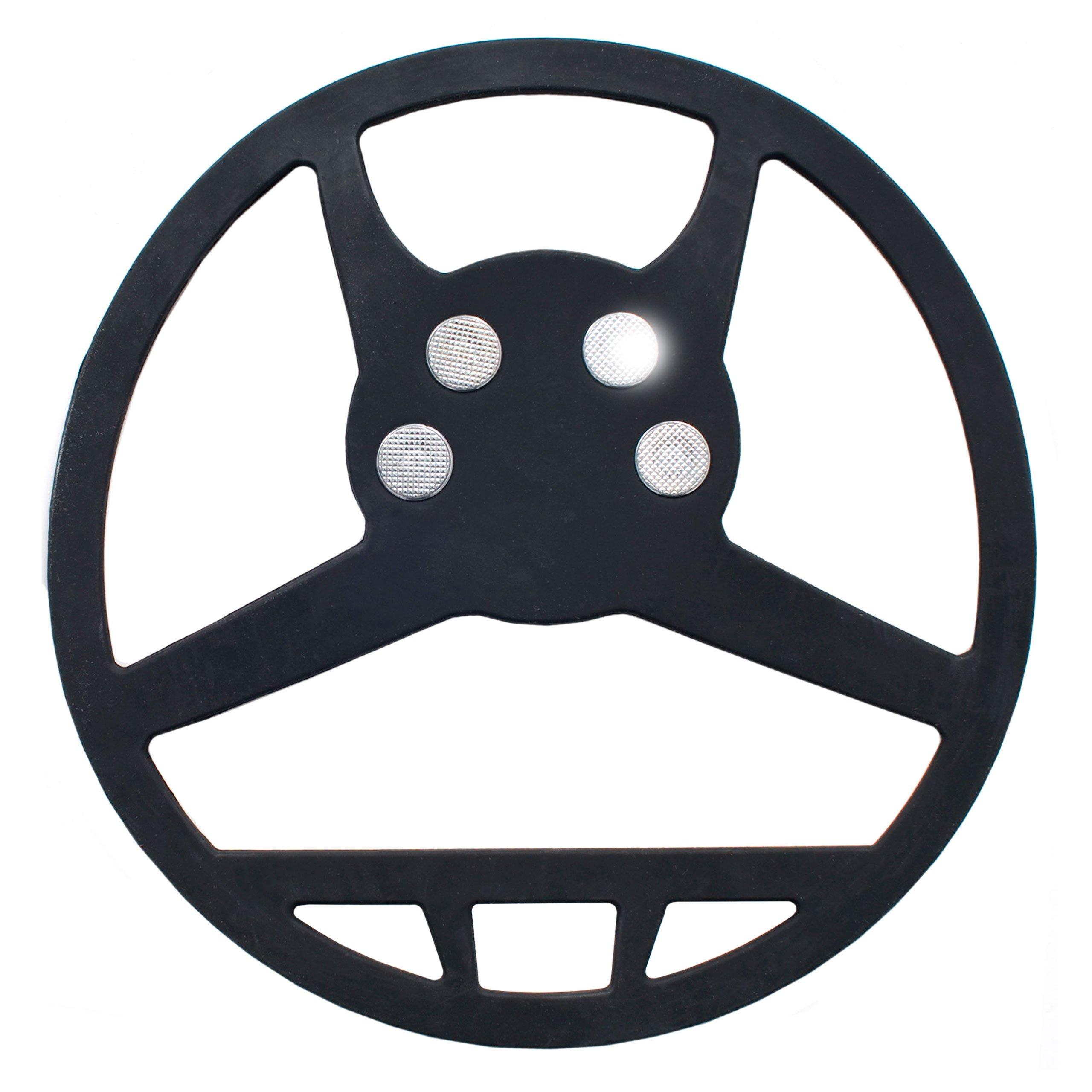 Black - Trespass - Adults Ice OverShoes Snow Grips - 3