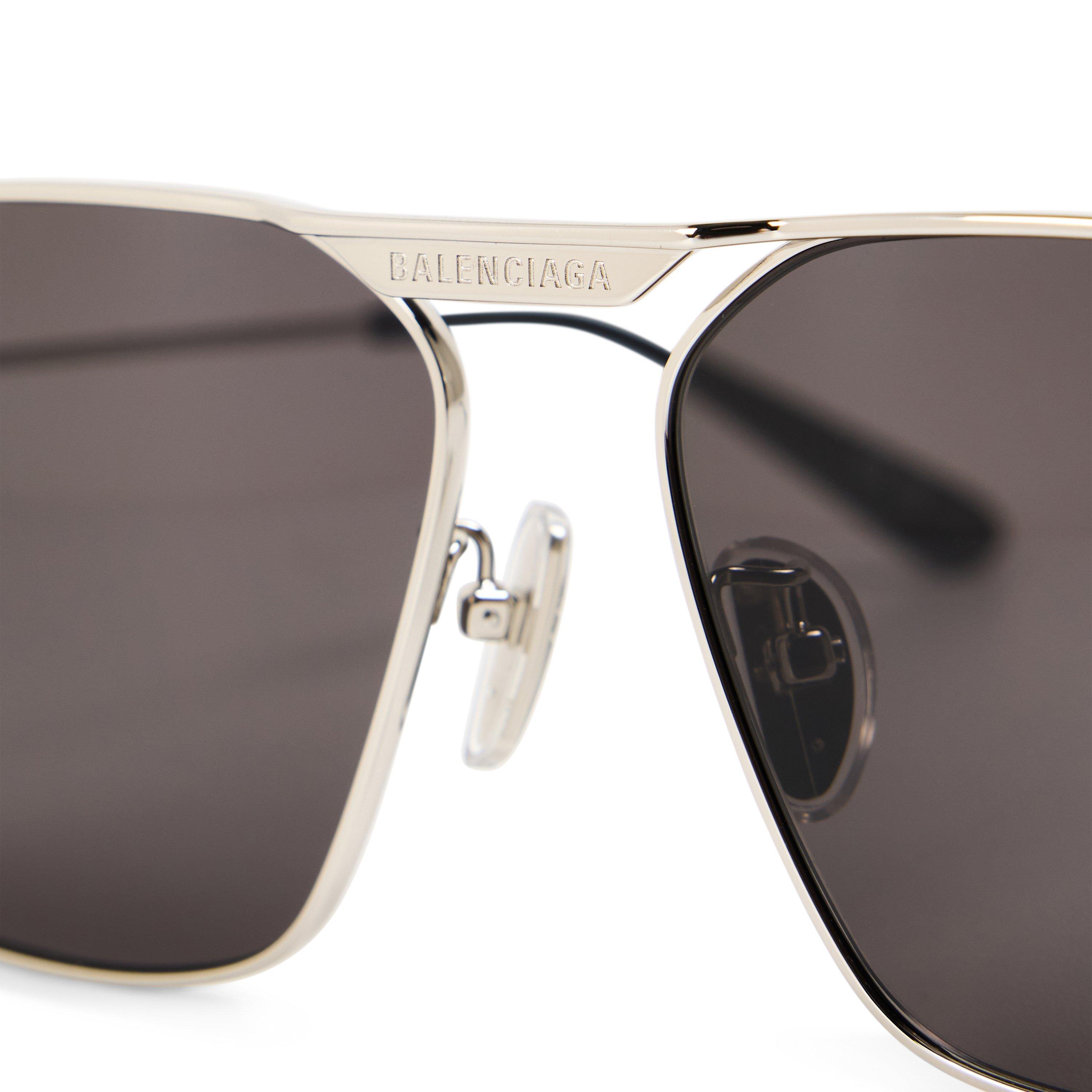 Silver - Balenciaga - Bal S Aviator Sun Sn00 - 3