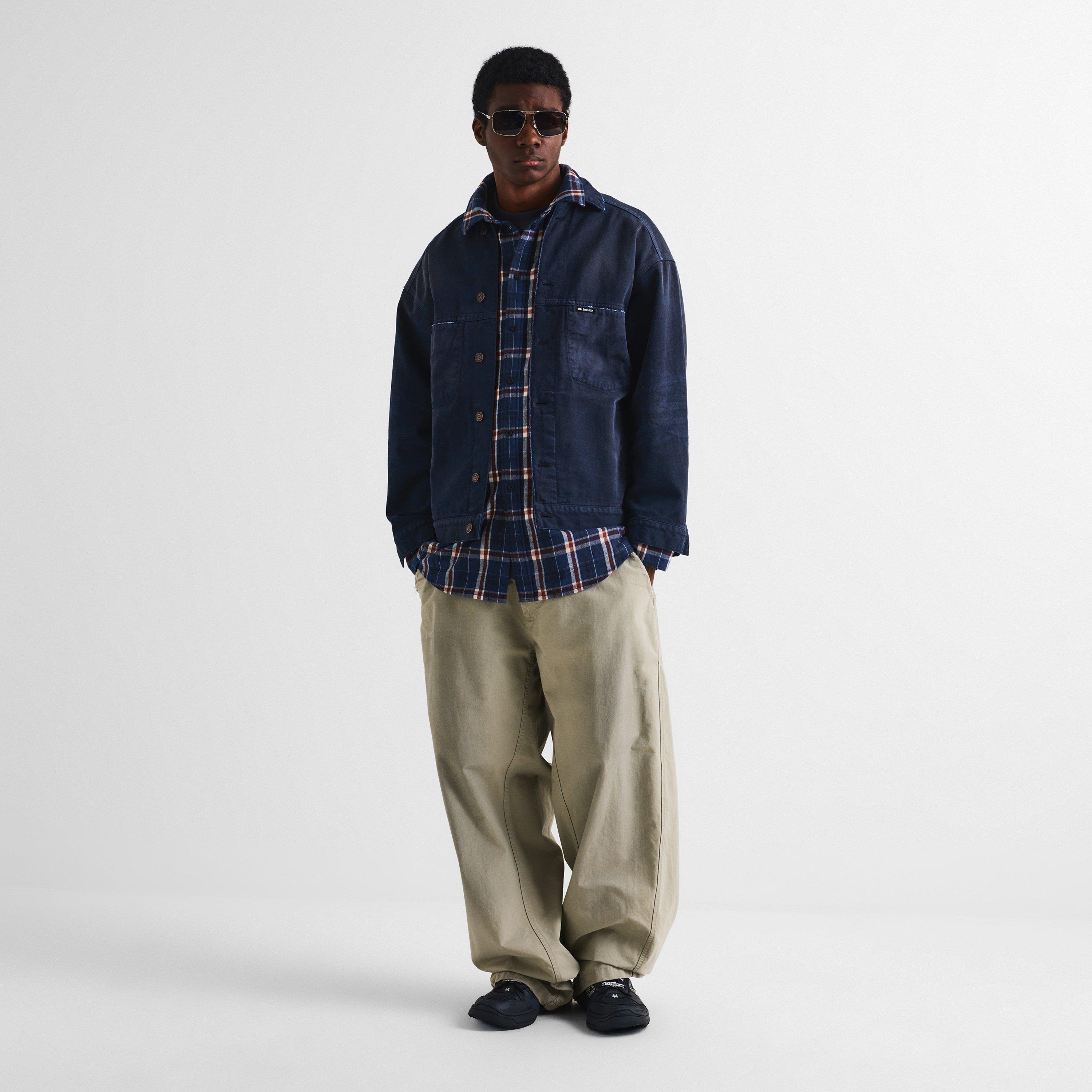 Silver - Balenciaga - Men's Aviator Sunglasses - 6